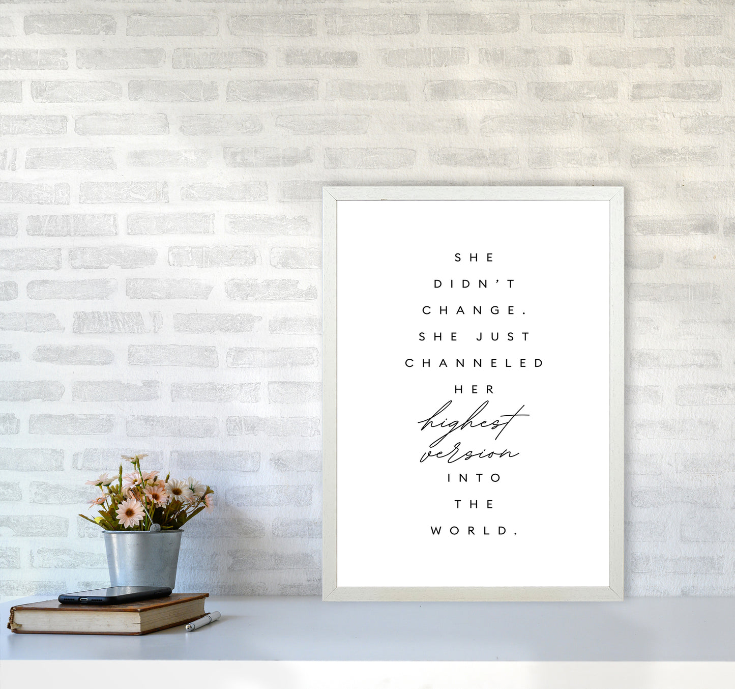 She Didnt Change Type By Planeta444 A2 Oak Frame