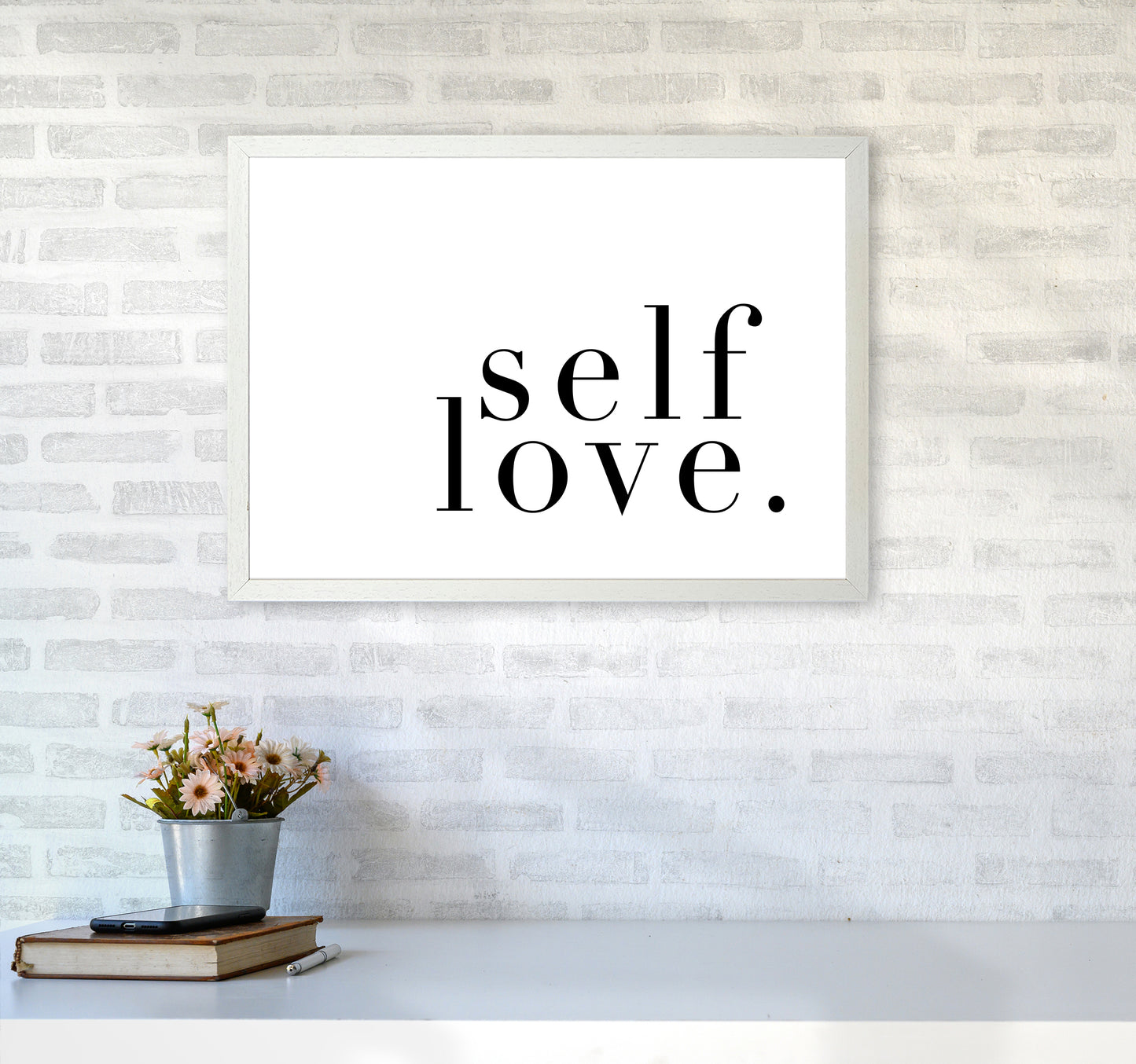 Selflove Type By Planeta444 A2 Oak Frame