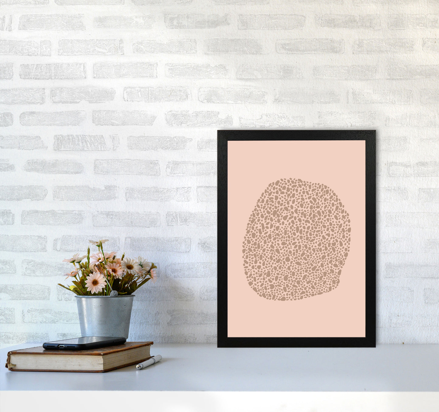 Organic Microscope Big By Planeta444 A3 White Frame