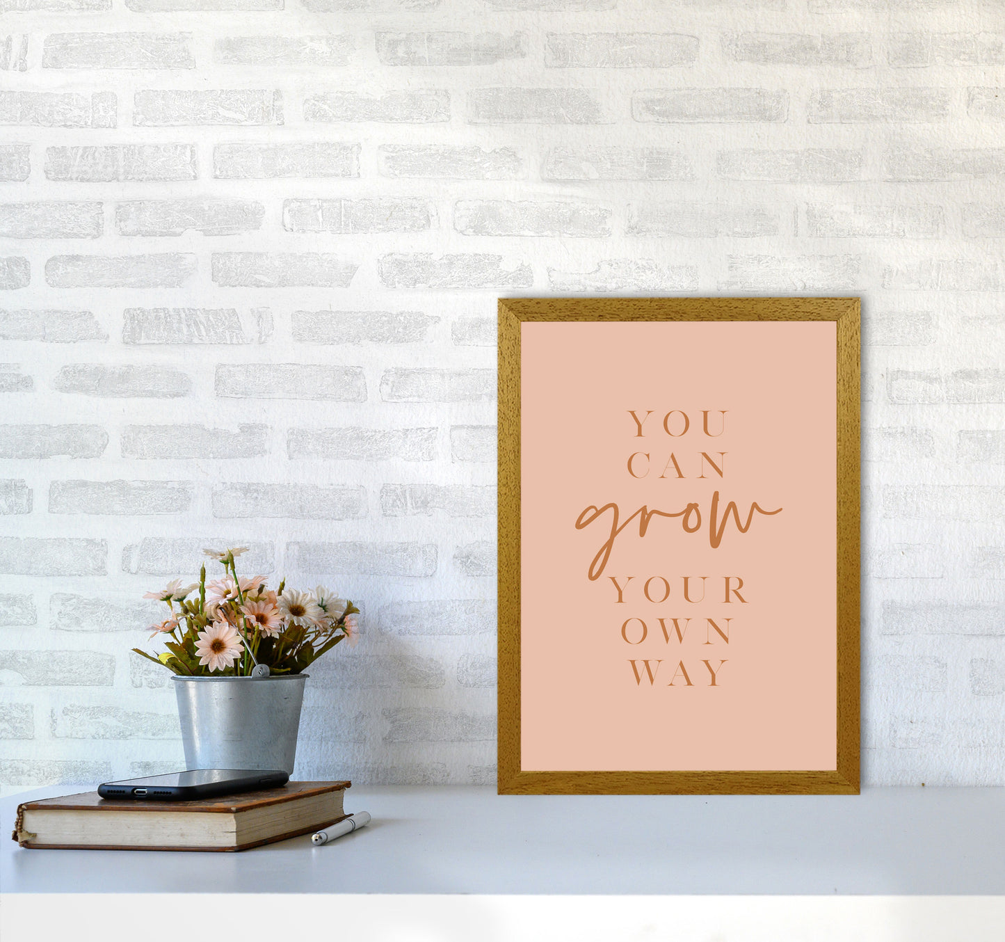 You Can Grow Your Own Way Earth Colors By Planeta444 A3 Print Only