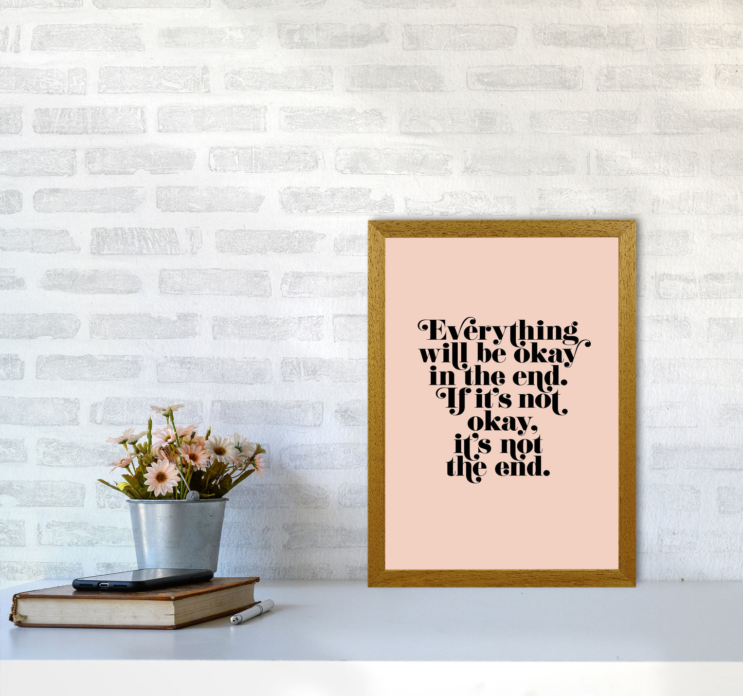 Everything Will Be Okay In The End By Planeta444 A3 Print Only
