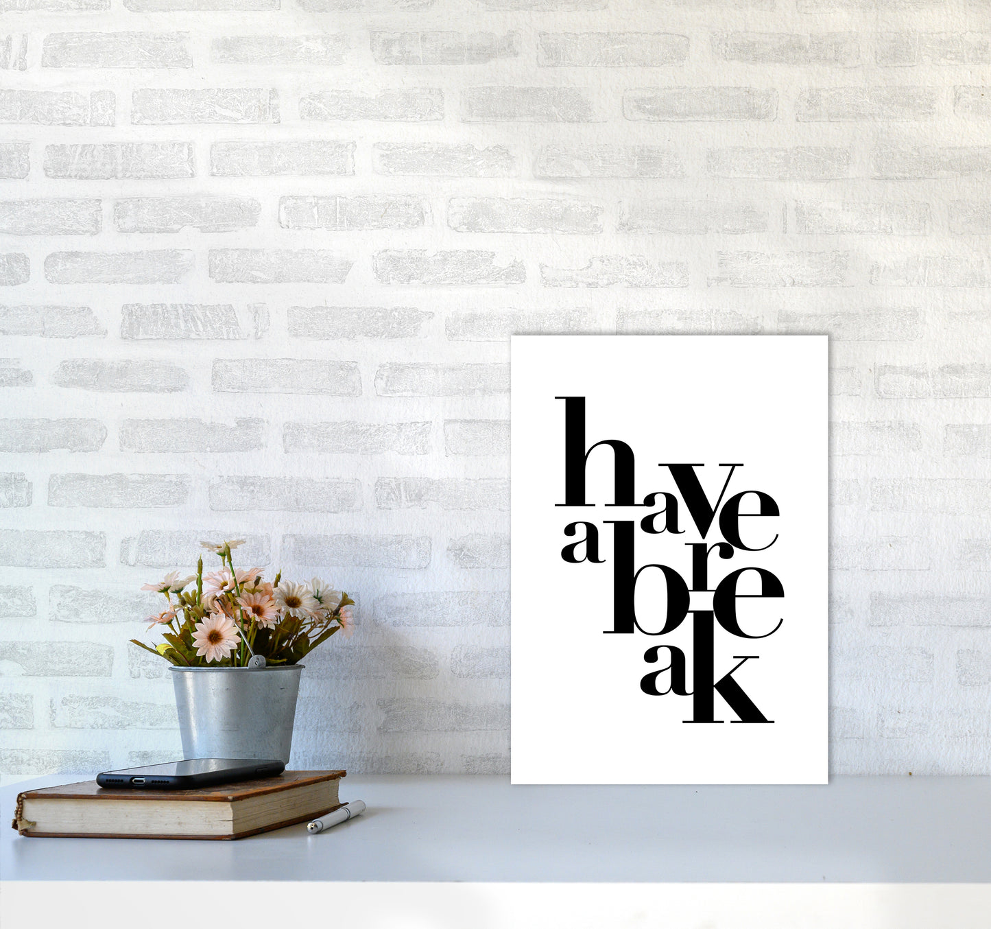 Have A Break By Planeta444 A3 Black Frame