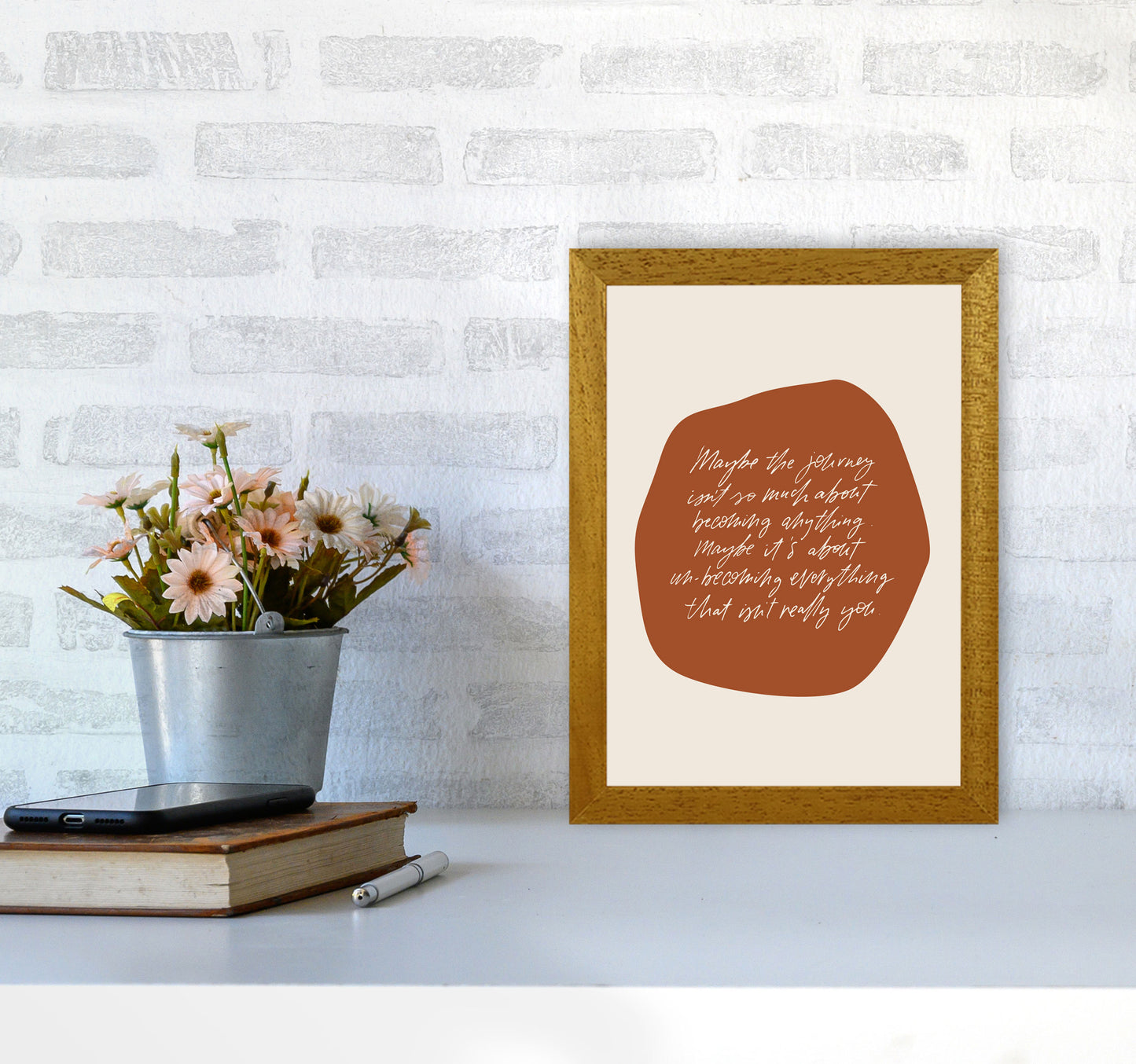 Maybe The Journey By Planeta444 A4 Print Only