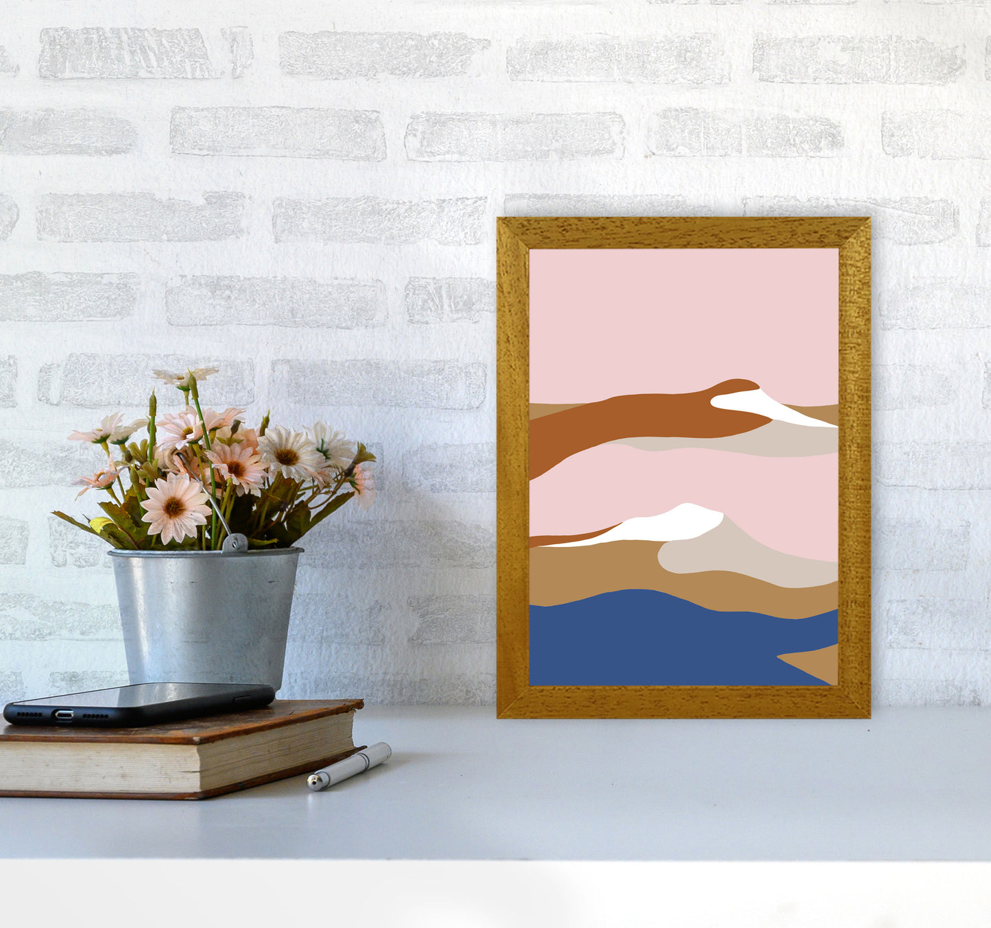 Abstract Dunes3 By Planeta444 A4 Print Only