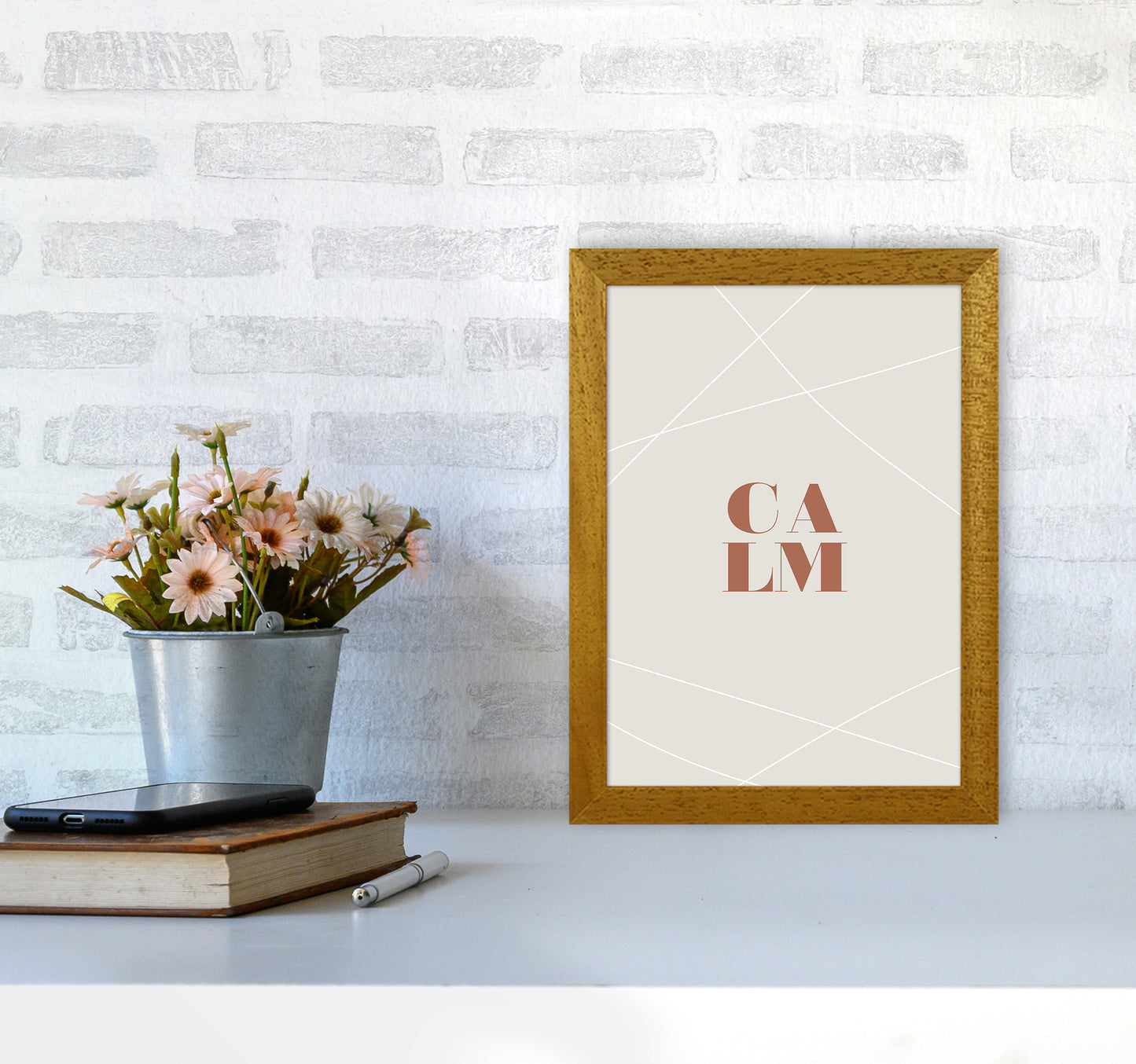 Calm Cavern Clay By Planeta444 A4 Print Only