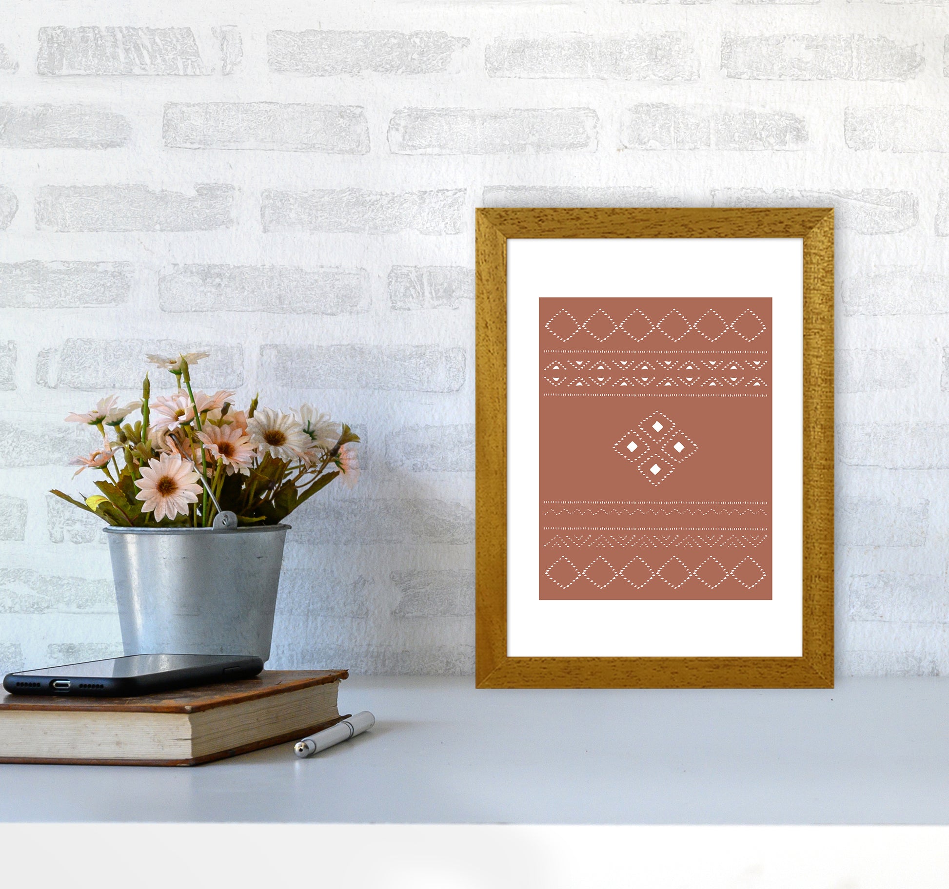 Ethno Clay By Planeta444 A4 Print Only