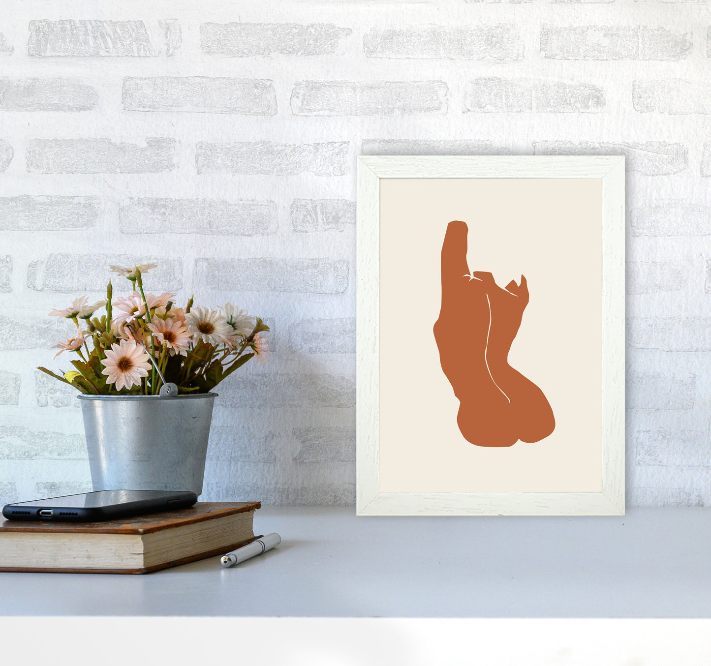 Matisse Statue By Planeta444 A4 Oak Frame