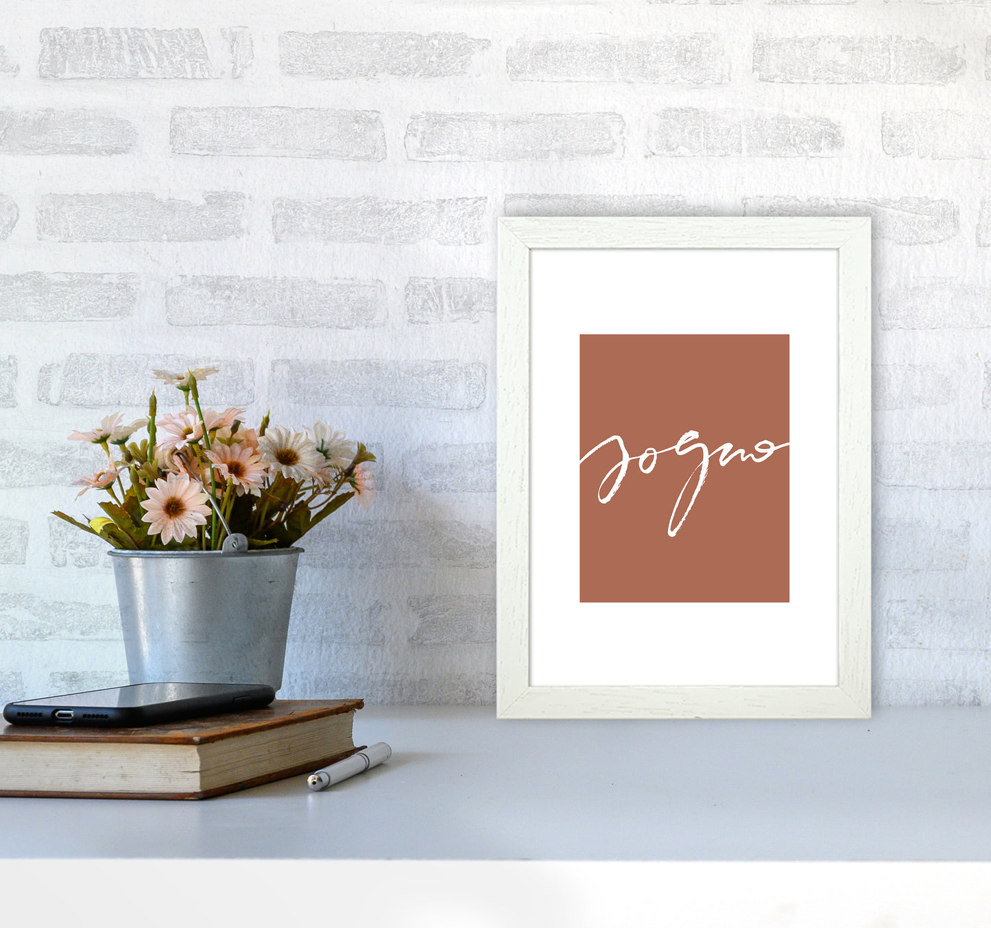 Sogno Cavern Clay By Planeta444 A4 Oak Frame