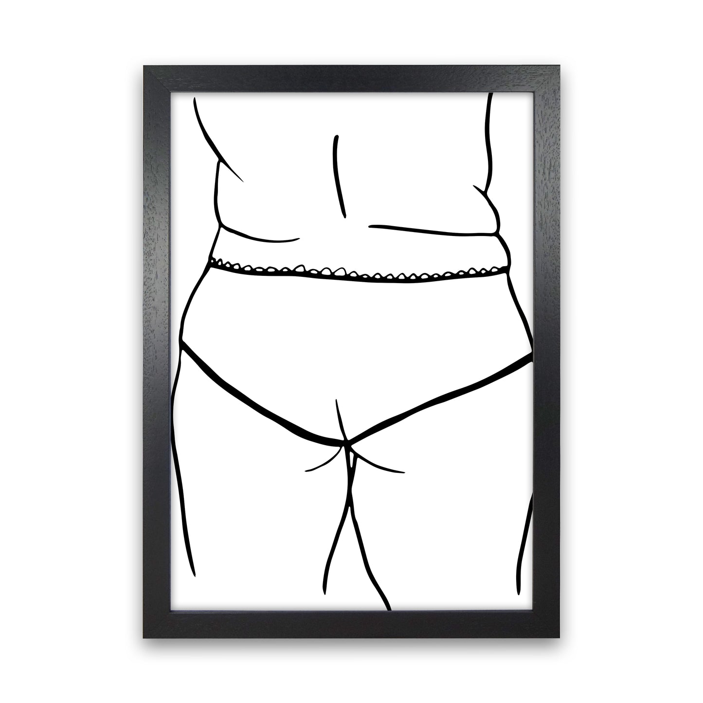 Curvy Female Back2 By Planeta444 Black Grain