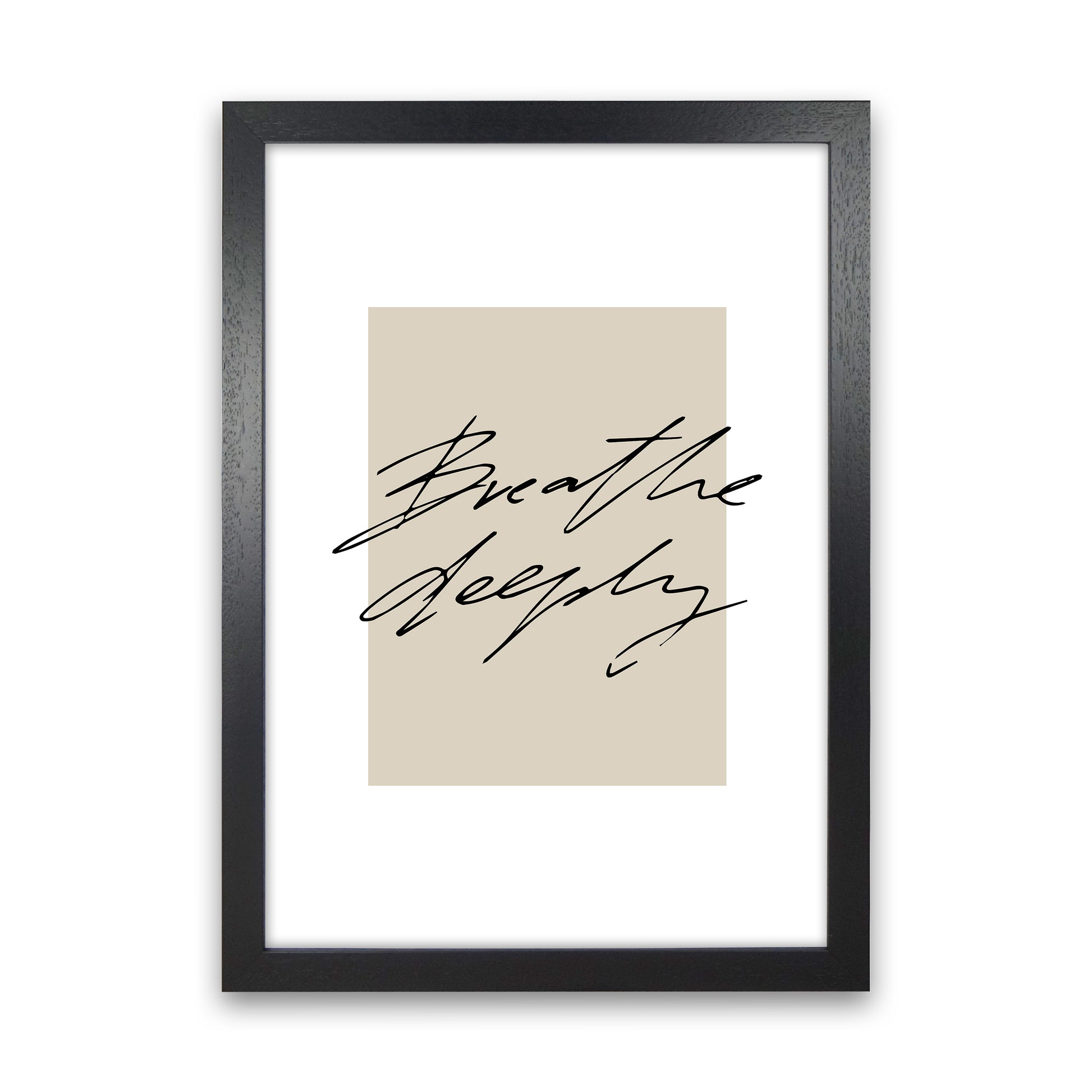 Breathe Deeply By Planeta444 Black Grain