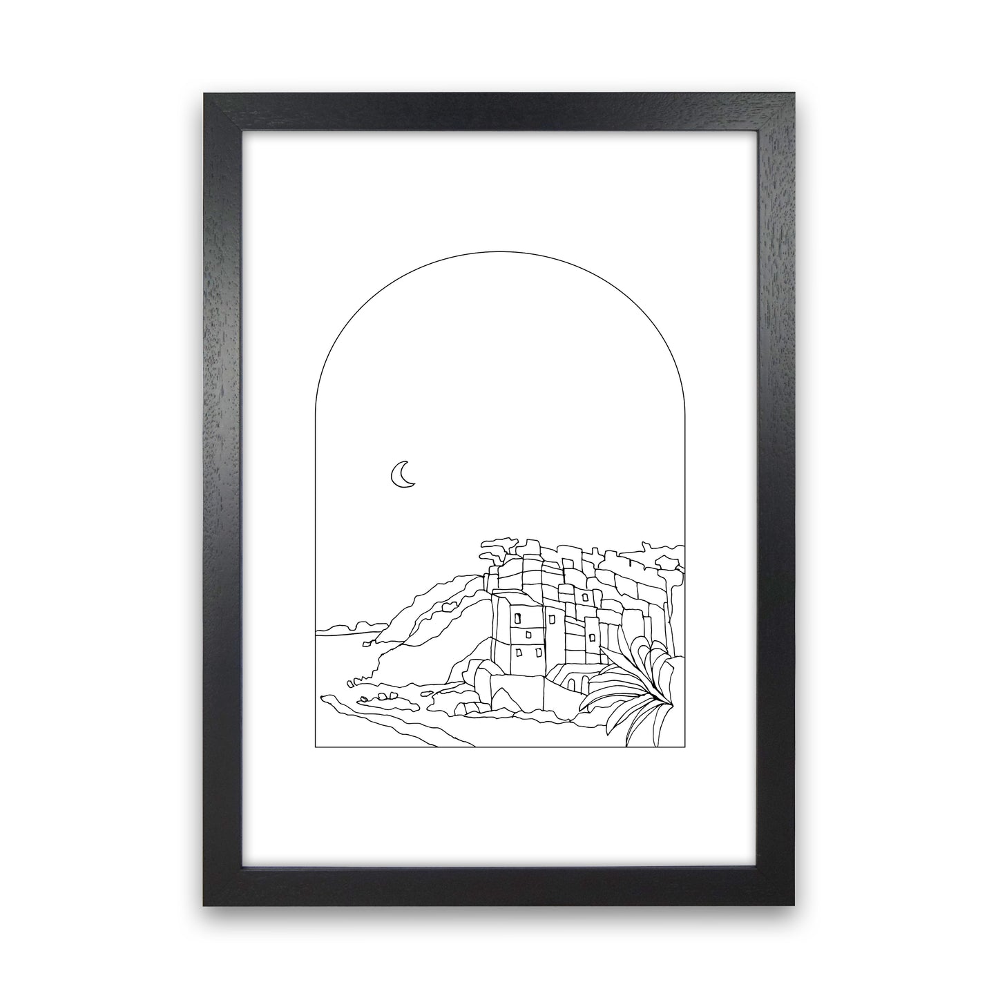 Cinque Terre By Planeta444 Black Grain