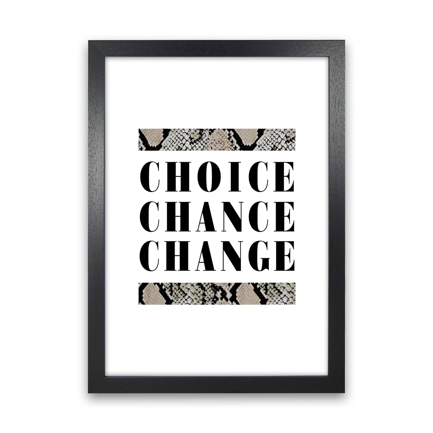 Choice Chance Change Snake By Planeta444 Black Grain