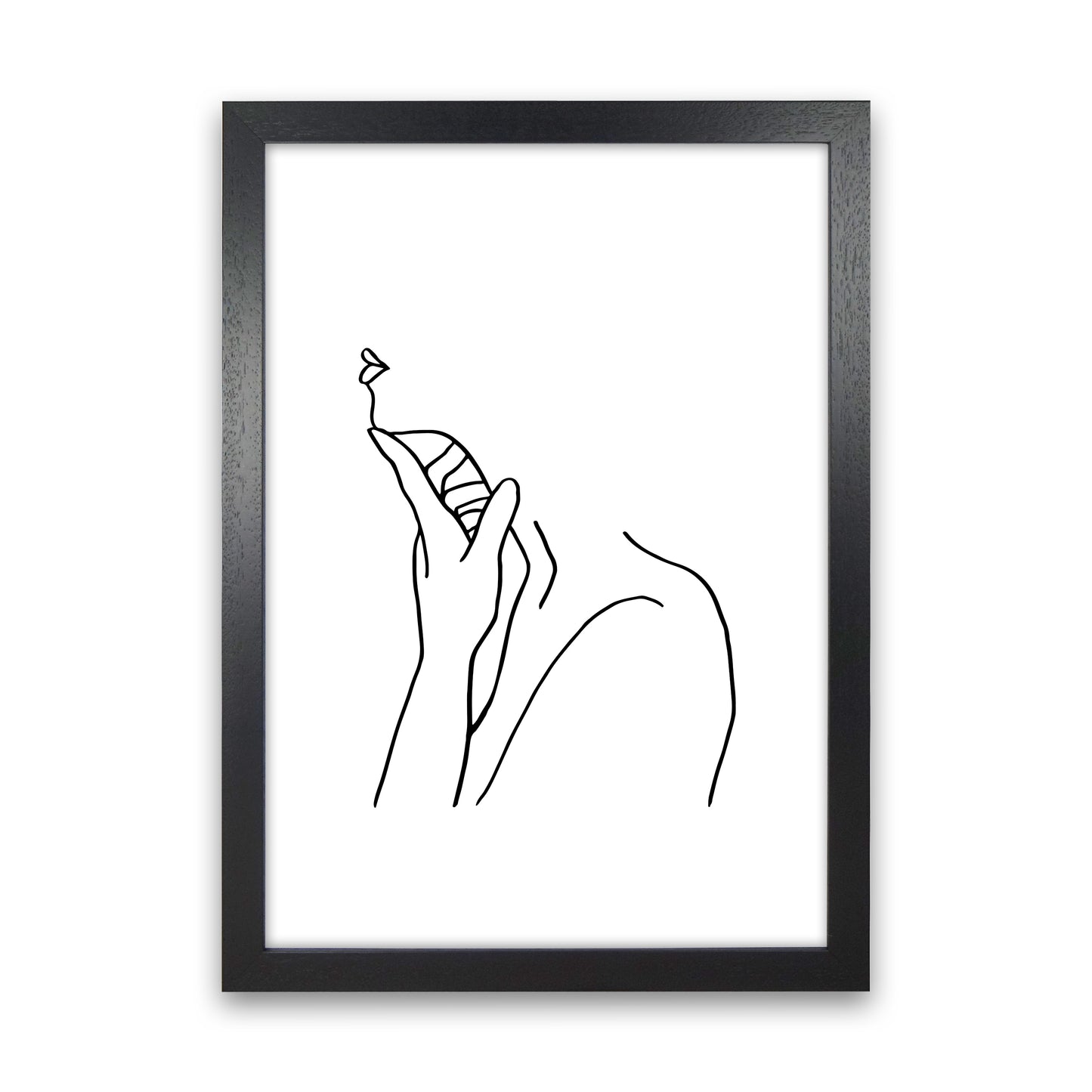 Finger On Chin By Planeta444 Black Grain