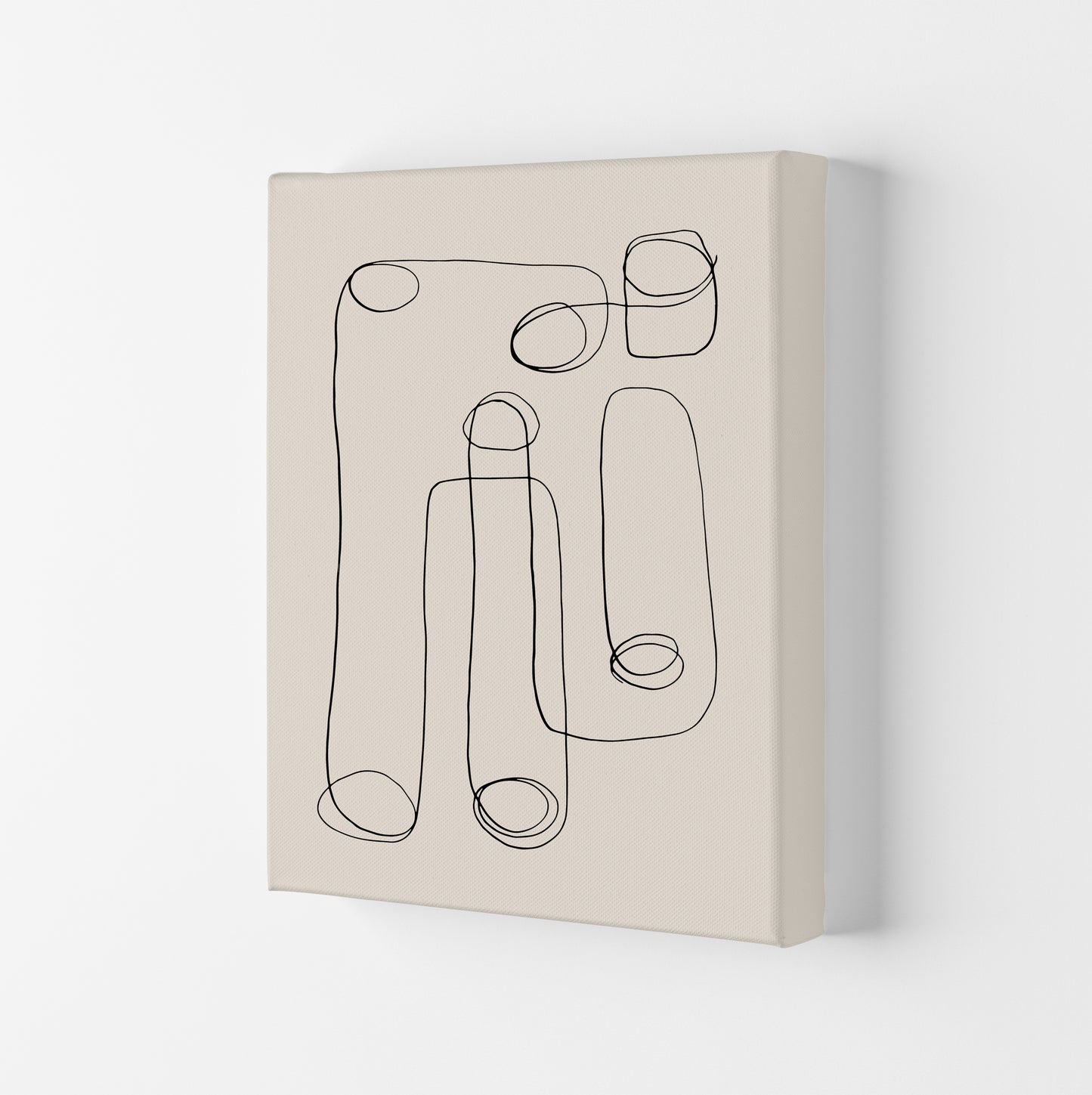 Abstract Line Doodles By Planeta444 Canvas