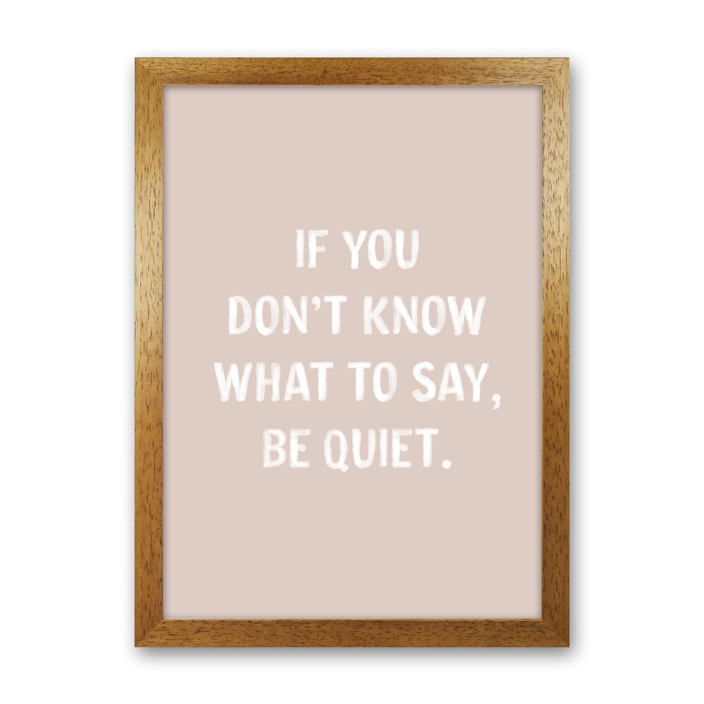 If You Dont Know What To Say By Planeta444 Oak Grain