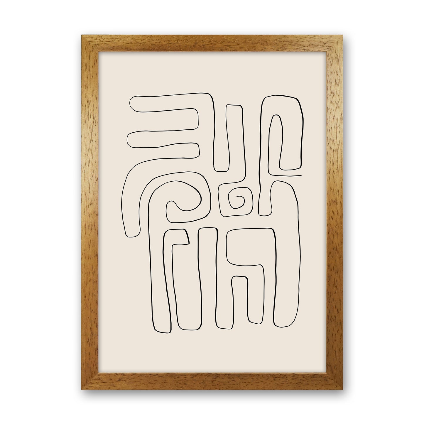 Abstract Line Doodles2 By Planeta444 Oak Grain