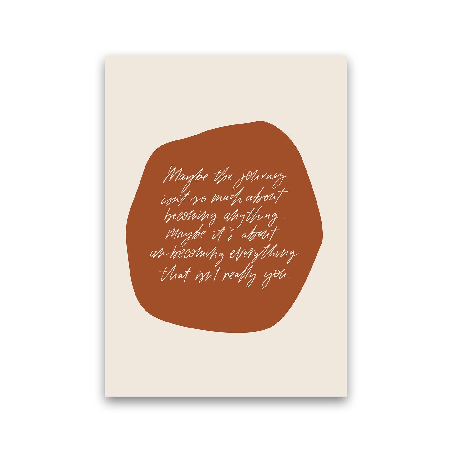 Maybe The Journey By Planeta444 Print Only