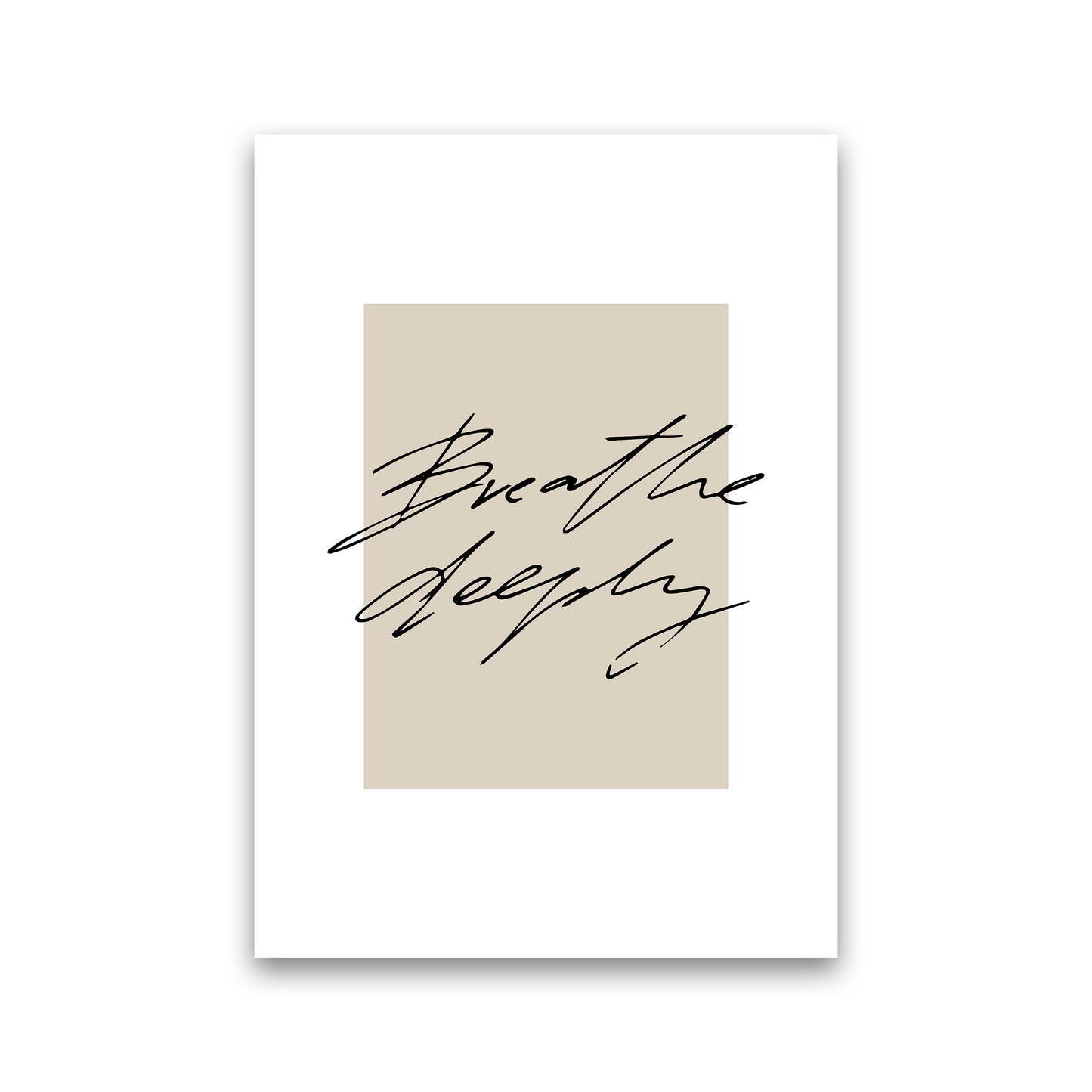 Breathe Deeply By Planeta444 Print Only