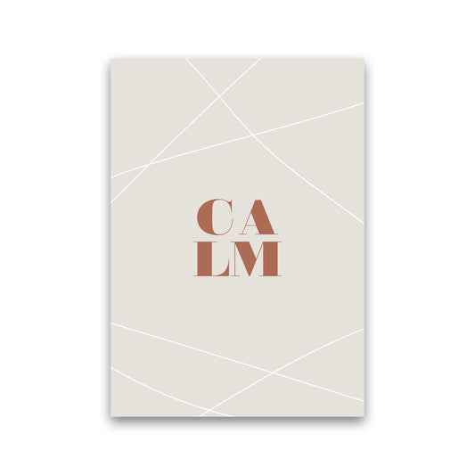 Calm Cavern Clay By Planeta444 Print Only