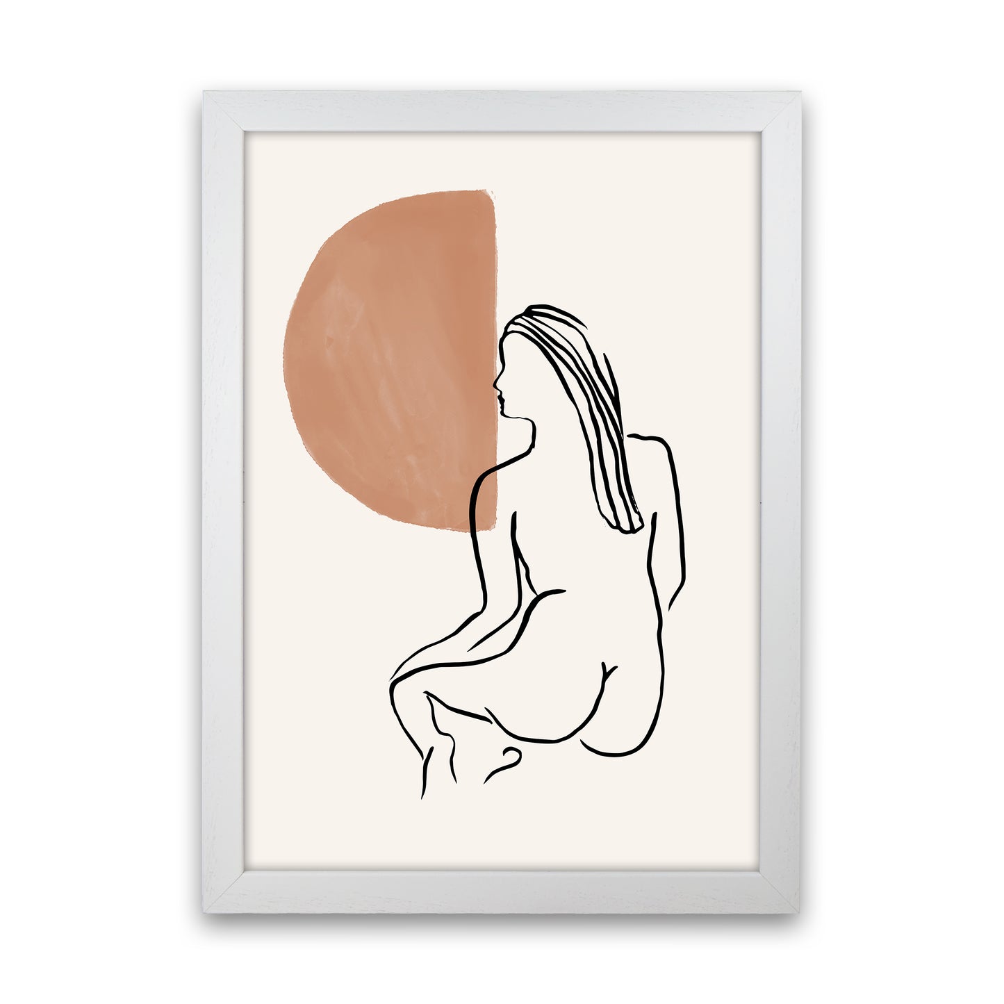 Line Nudes Back2 By Planeta444 White Grain