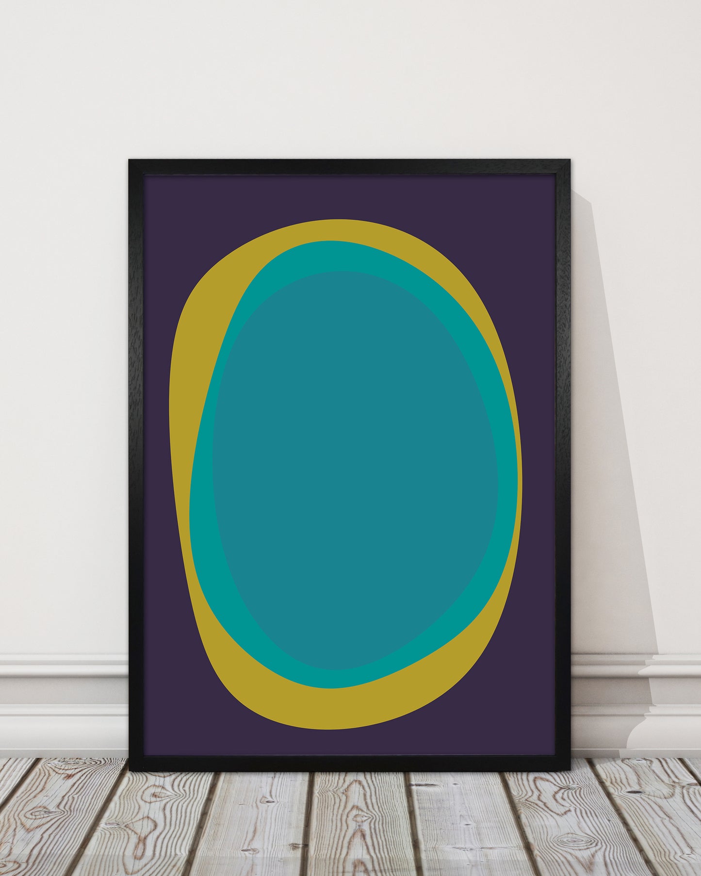 Colourful Bright Abstract Wall Art Print A