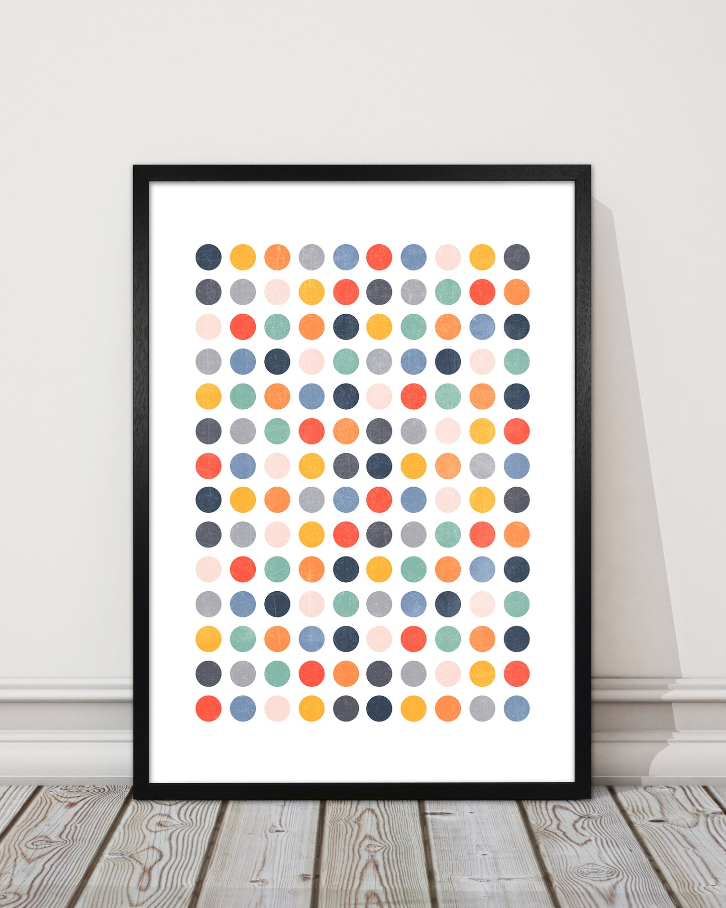 Scandinavian Dots Artwork Original