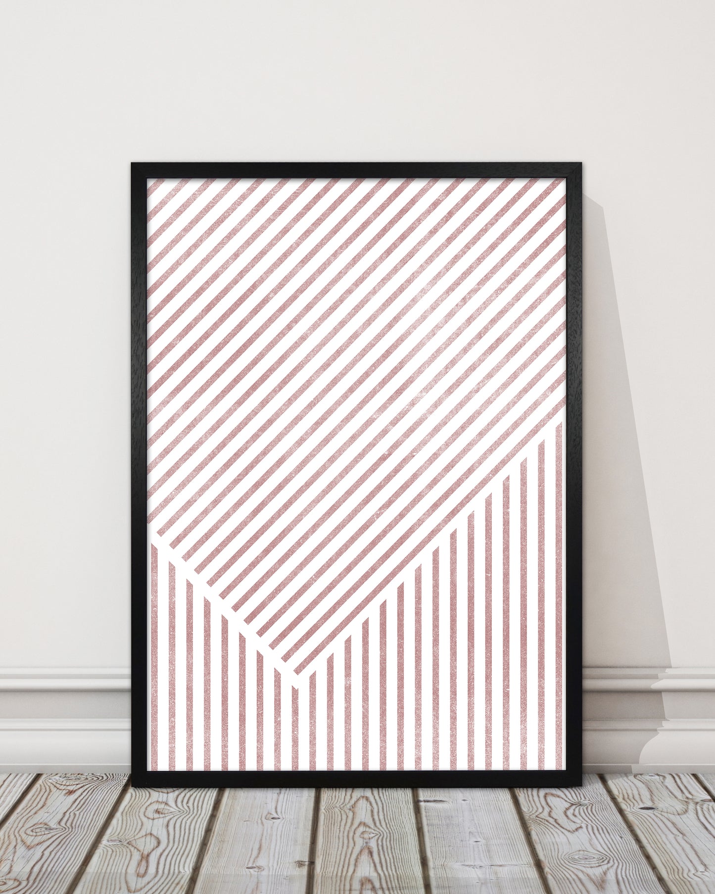 Set of Red Lines Modern Art B