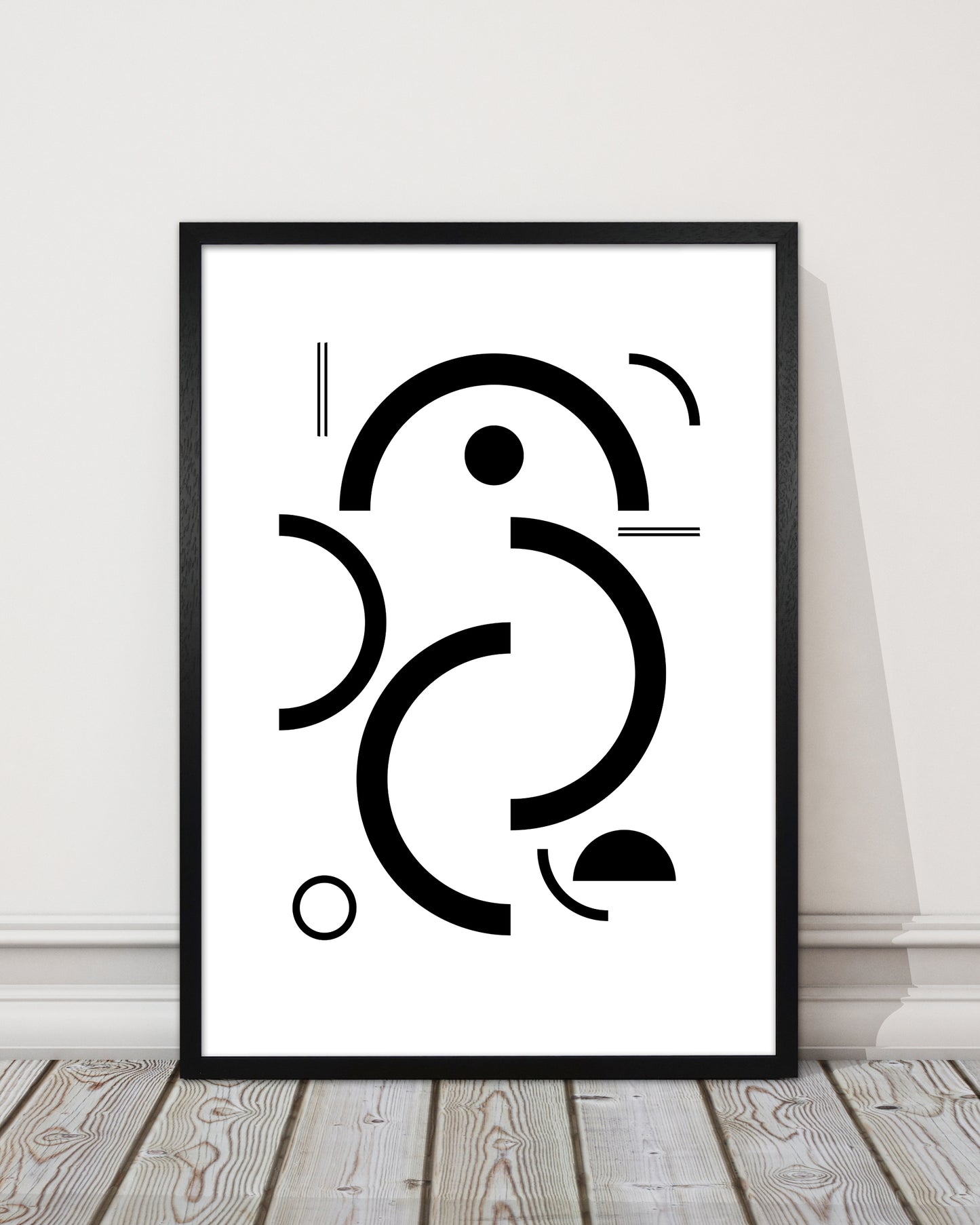 Bauhaus Black and White One