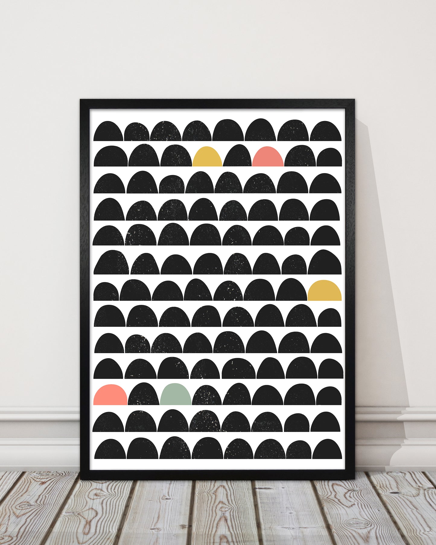Mid Century Black and Color