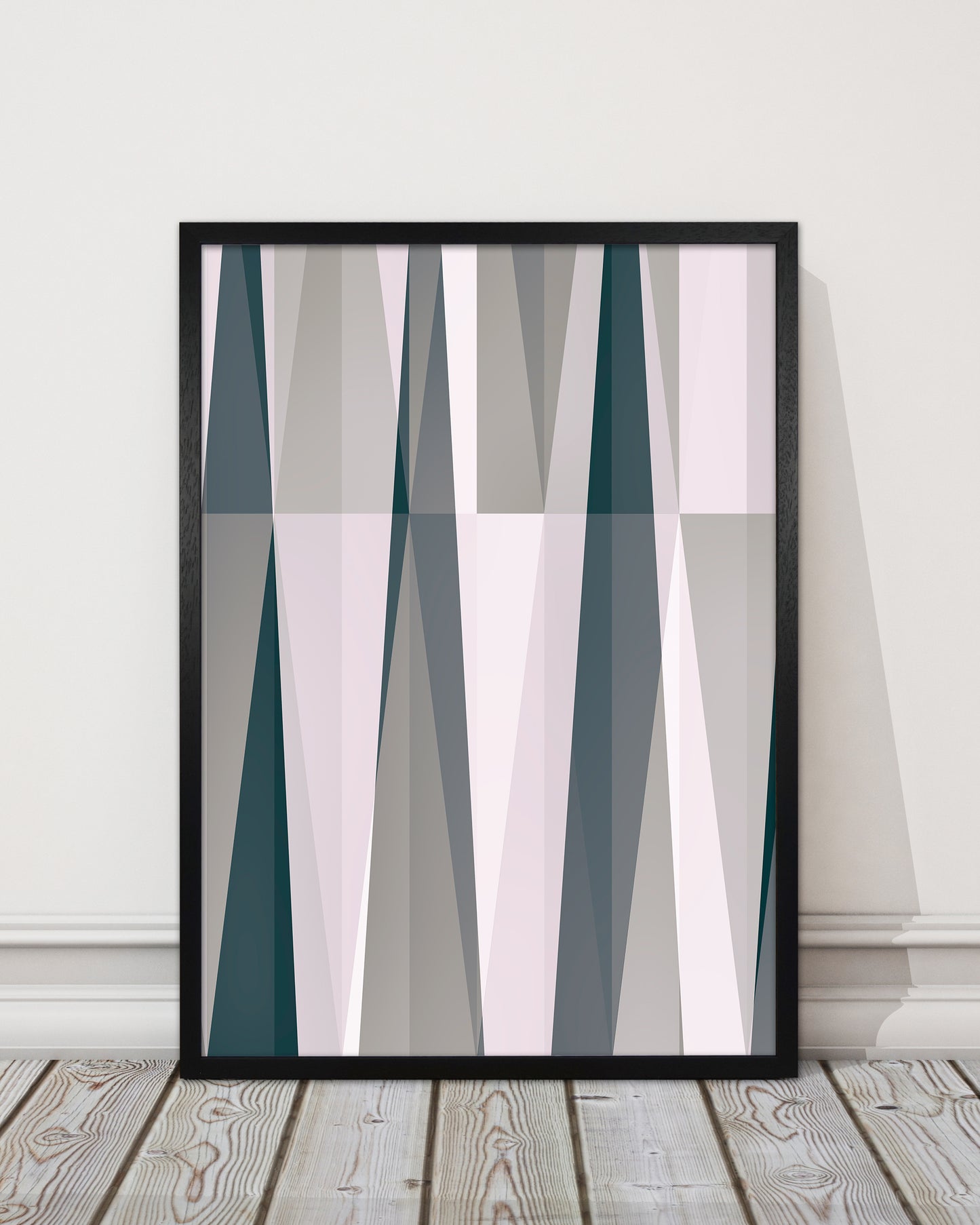 Mono Triangles Abstract Original