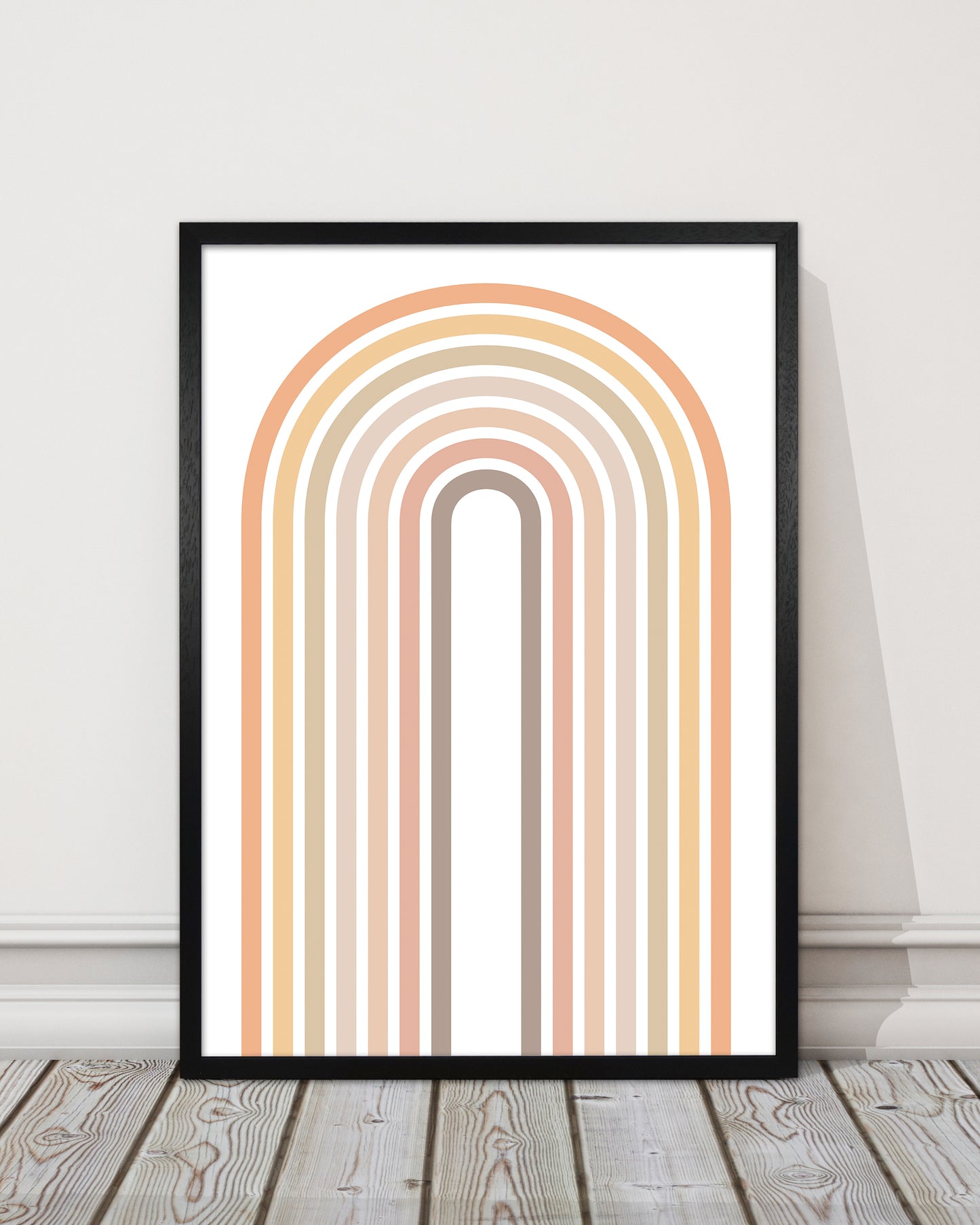 Muted Rainbow Print Original