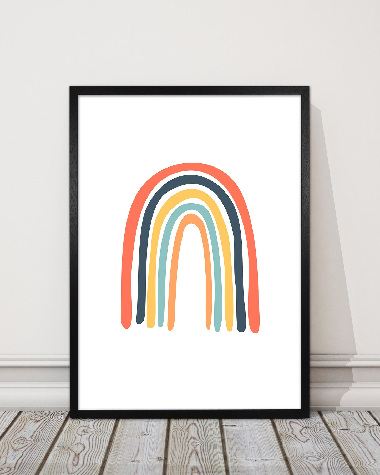 Rainbow on White Original