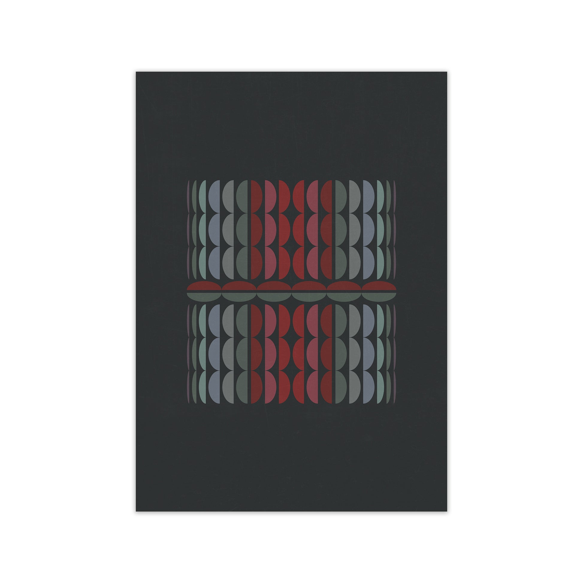 Abstract Shapes on Grey Original A1 Print Only