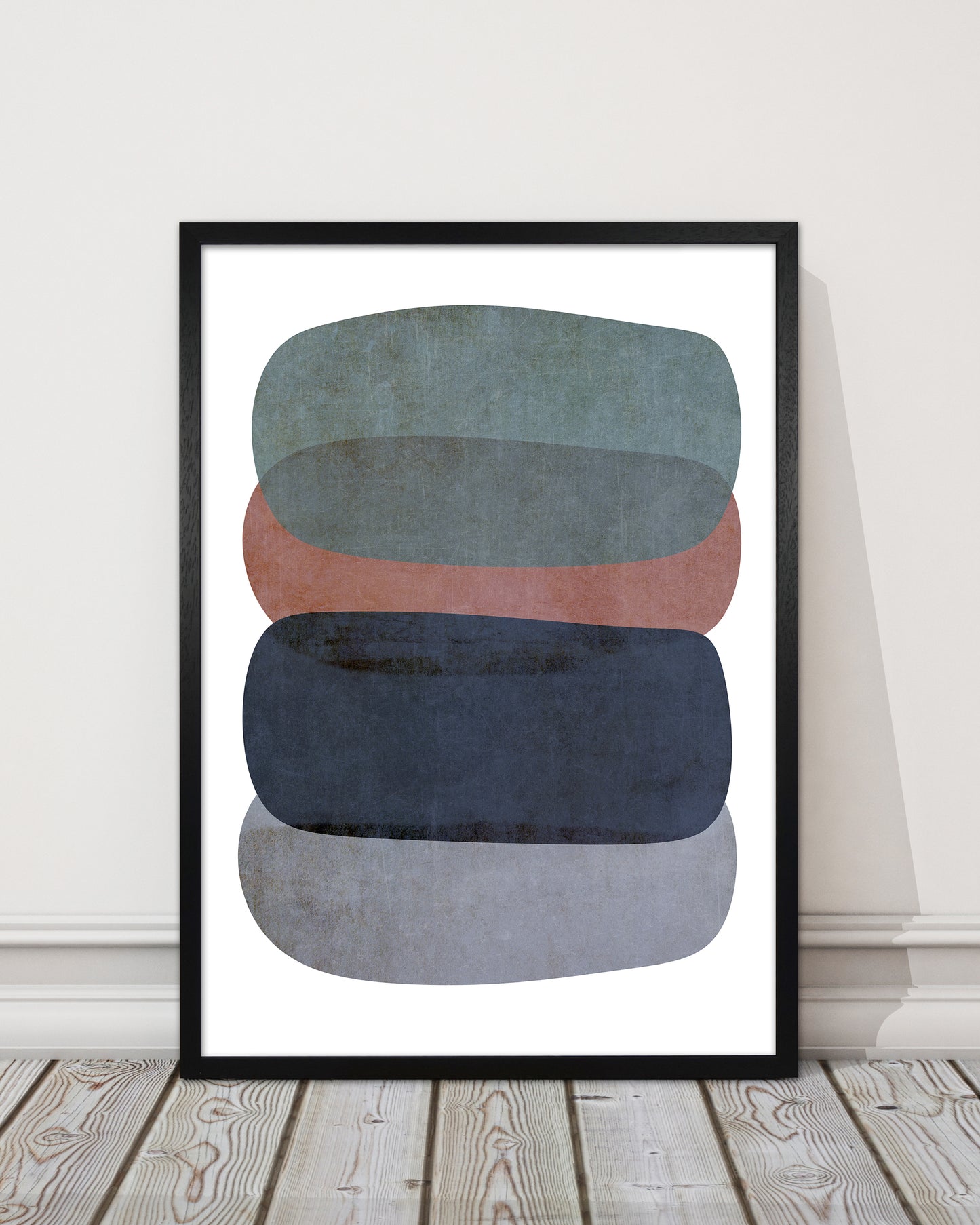 Earth Tones Soft Abstract Shapes