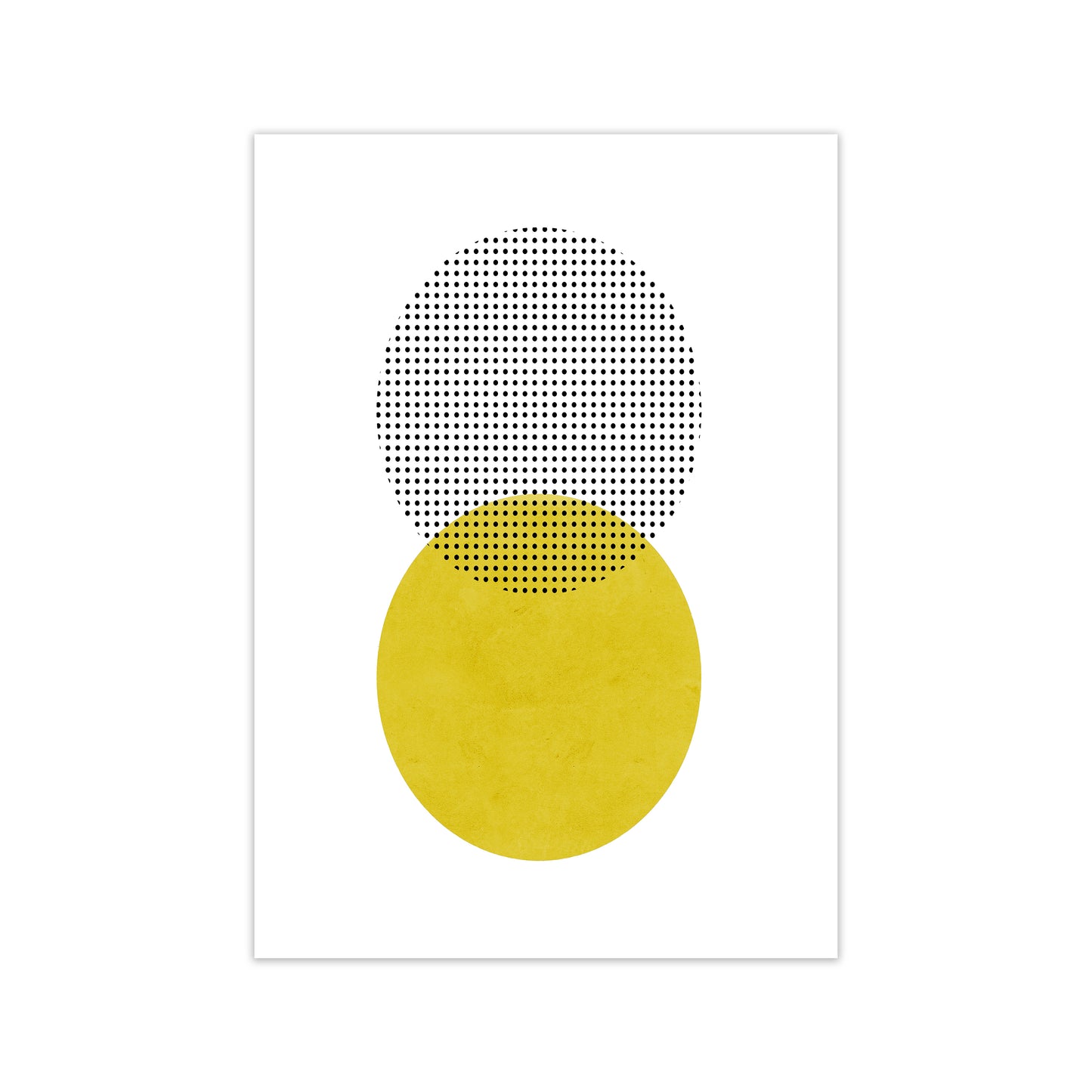 Mid Century Circles Original A1 Print Only