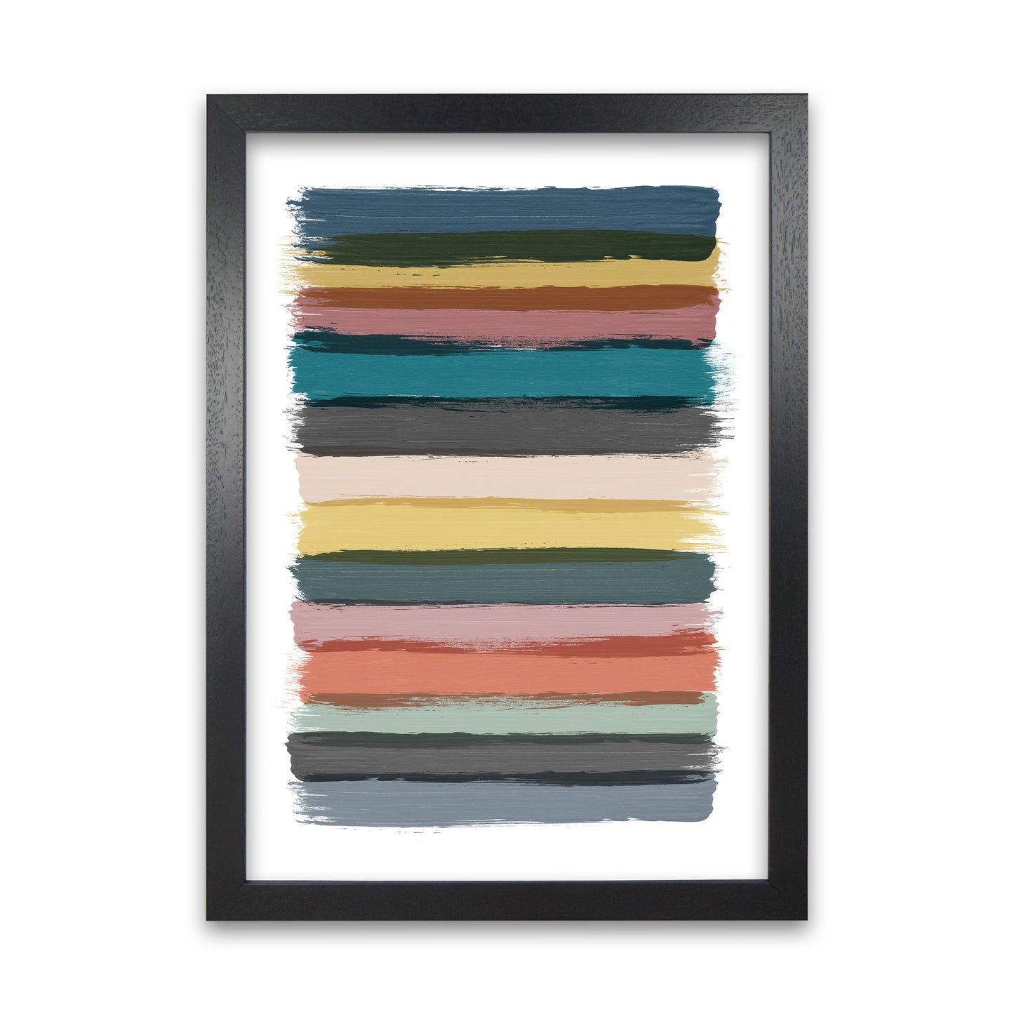 Multicolor Brush Strokes Original