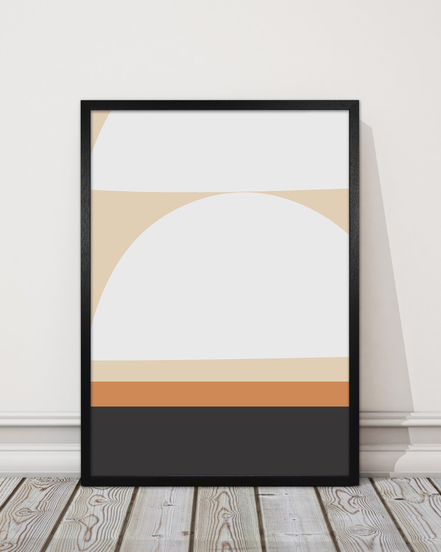 White Abstract Shapes Original