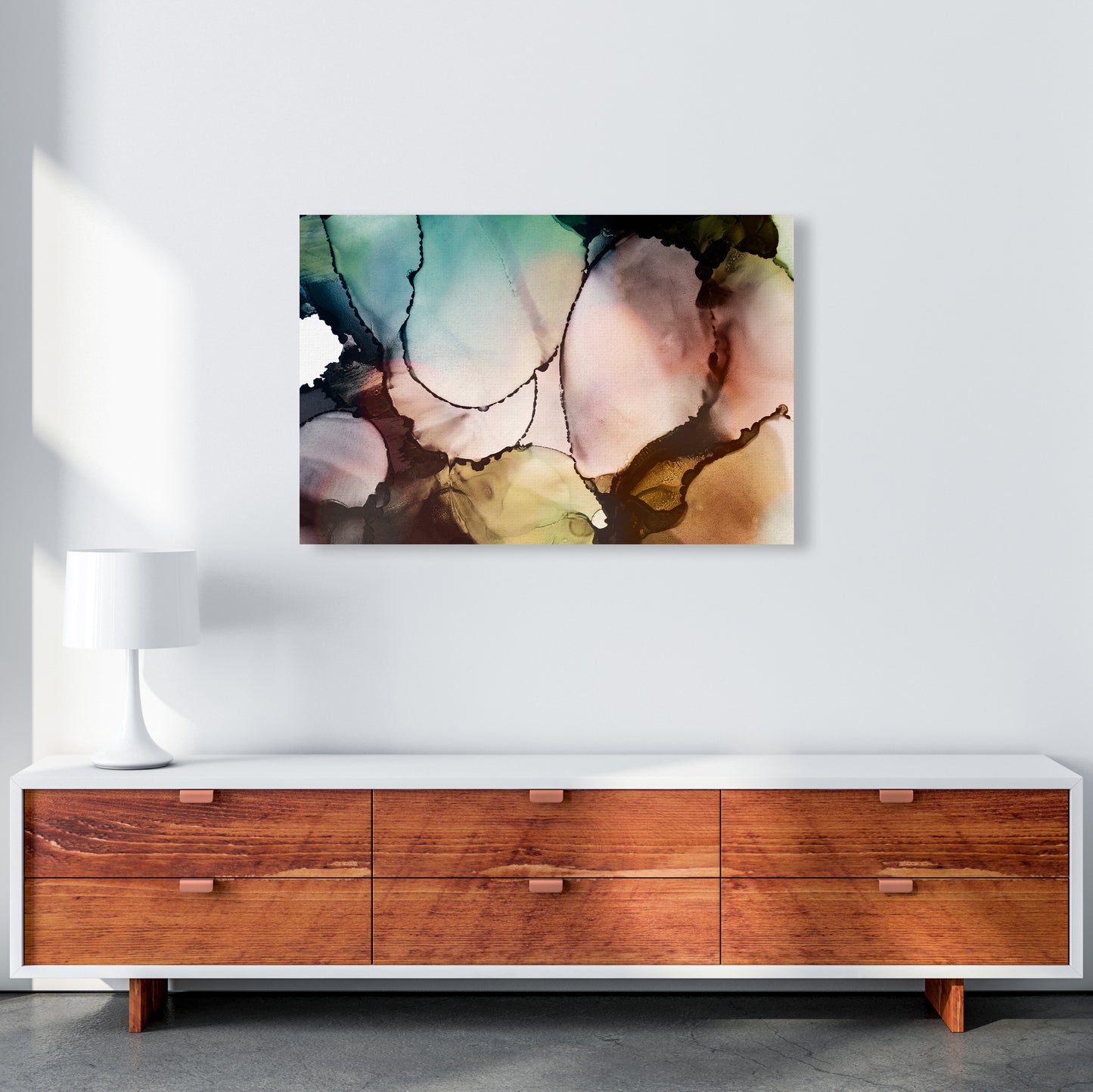 Watercolor Multicolor Original A1 Canvas