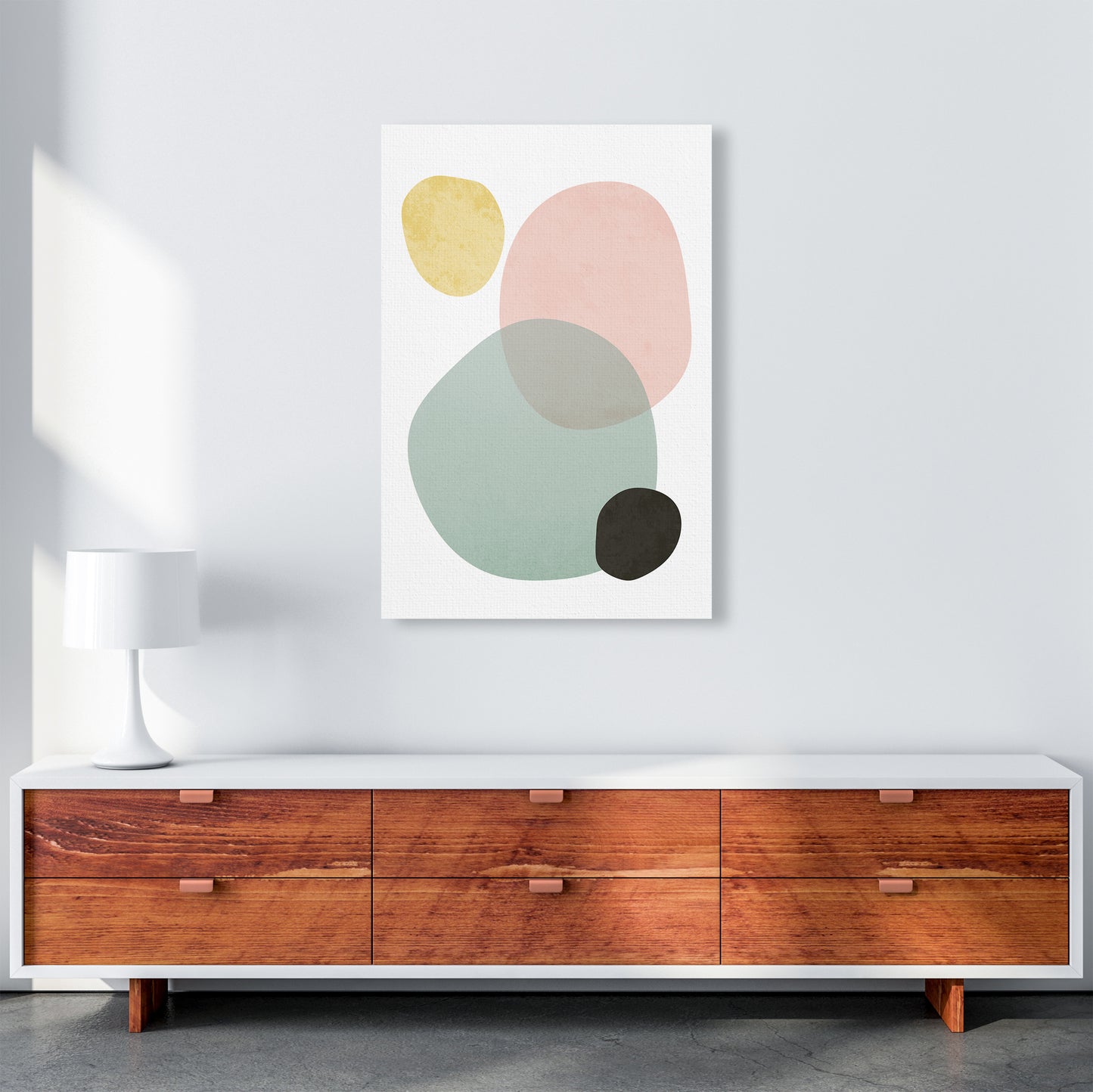 Abstract Pastel Original A A1 Canvas