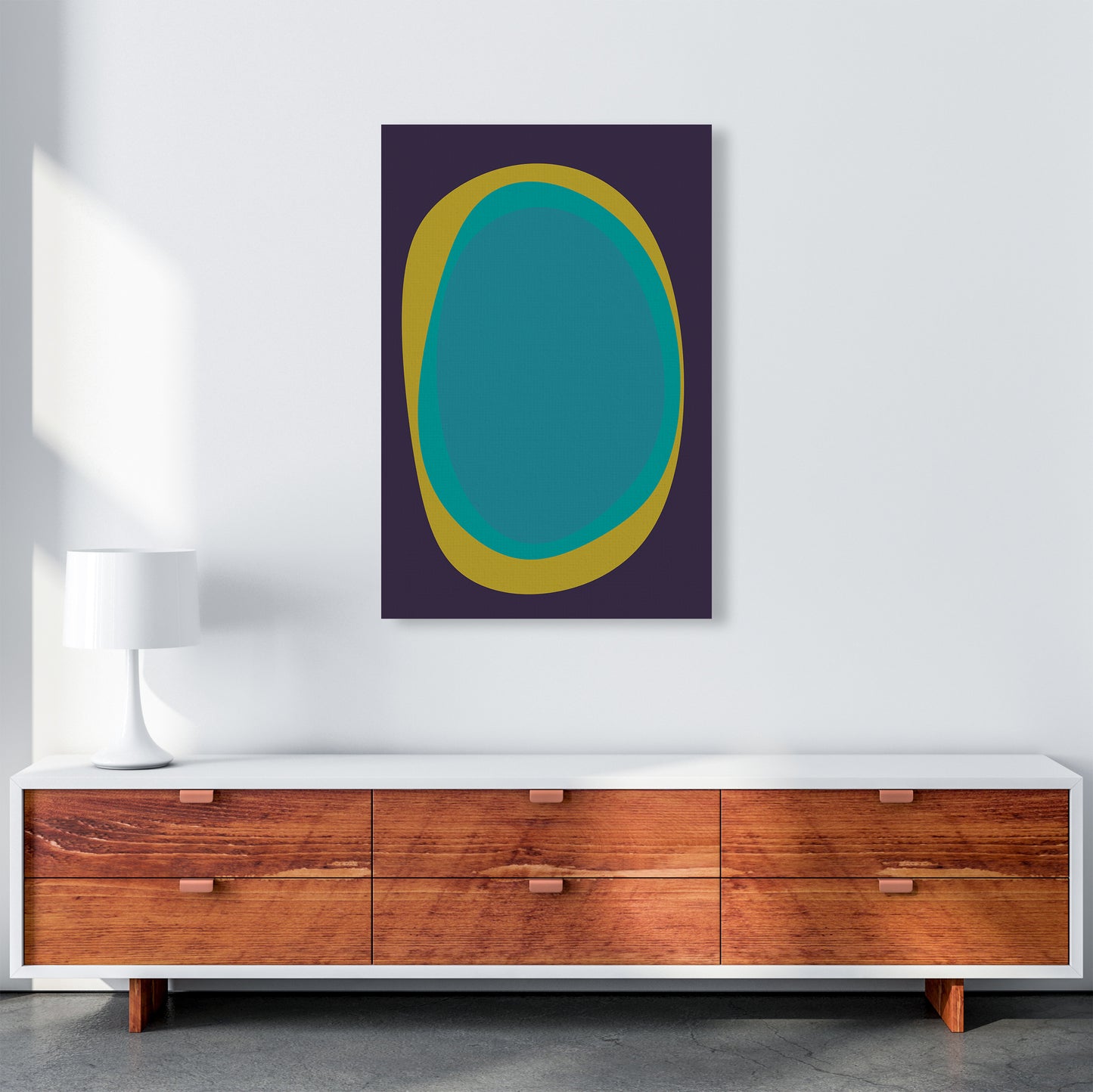 Colourful Bright Abstract Wall Art Print A A1 Canvas