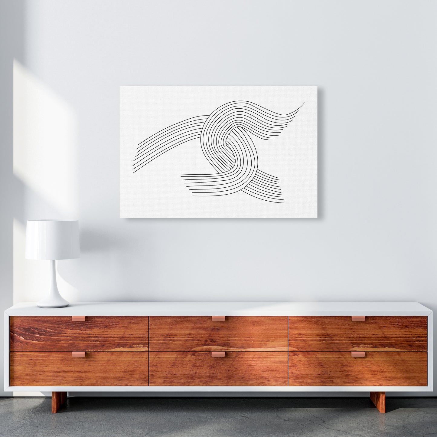Minimalist Line Drawing Print Original A1 Canvas