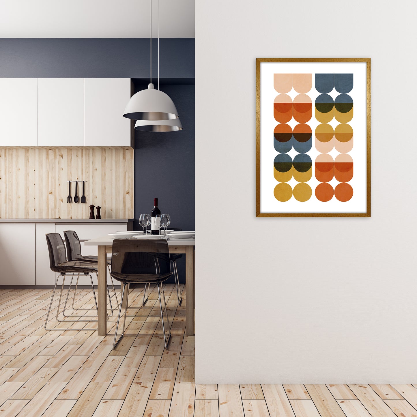 Mid Century Modern Set of 2 A Original A1 Print Only