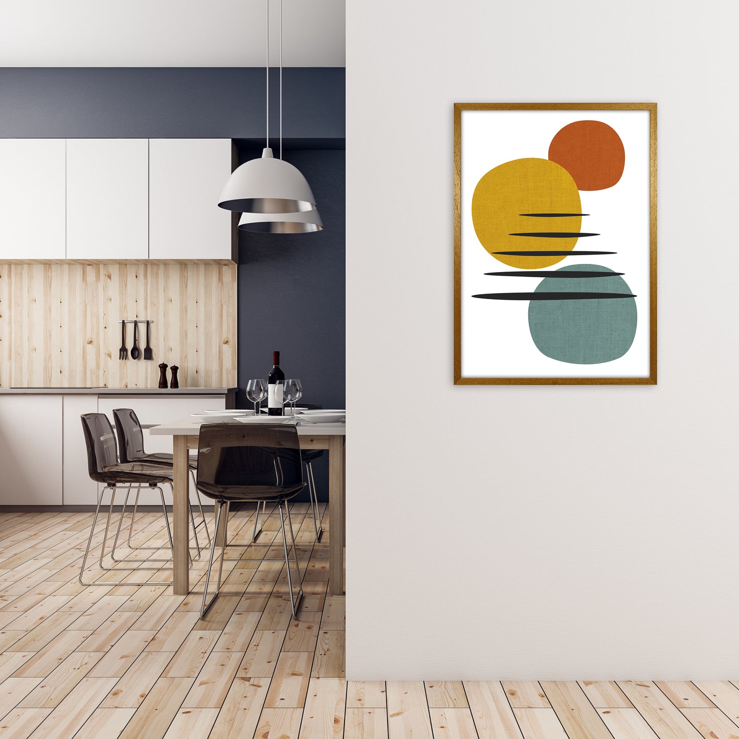 Mid Century Set of 2 A Original A1 Print Only