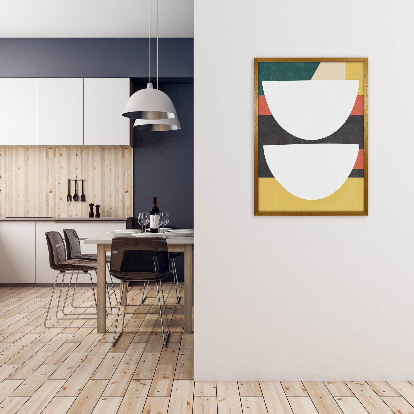 Mid Century Modern Art Print B A1 Print Only