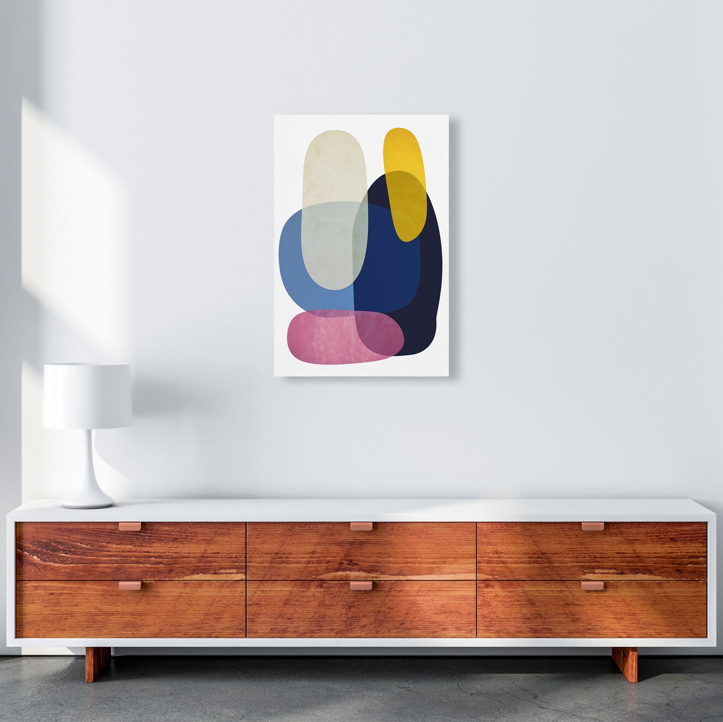 Abstract Pebbles 2 Original A2 Canvas