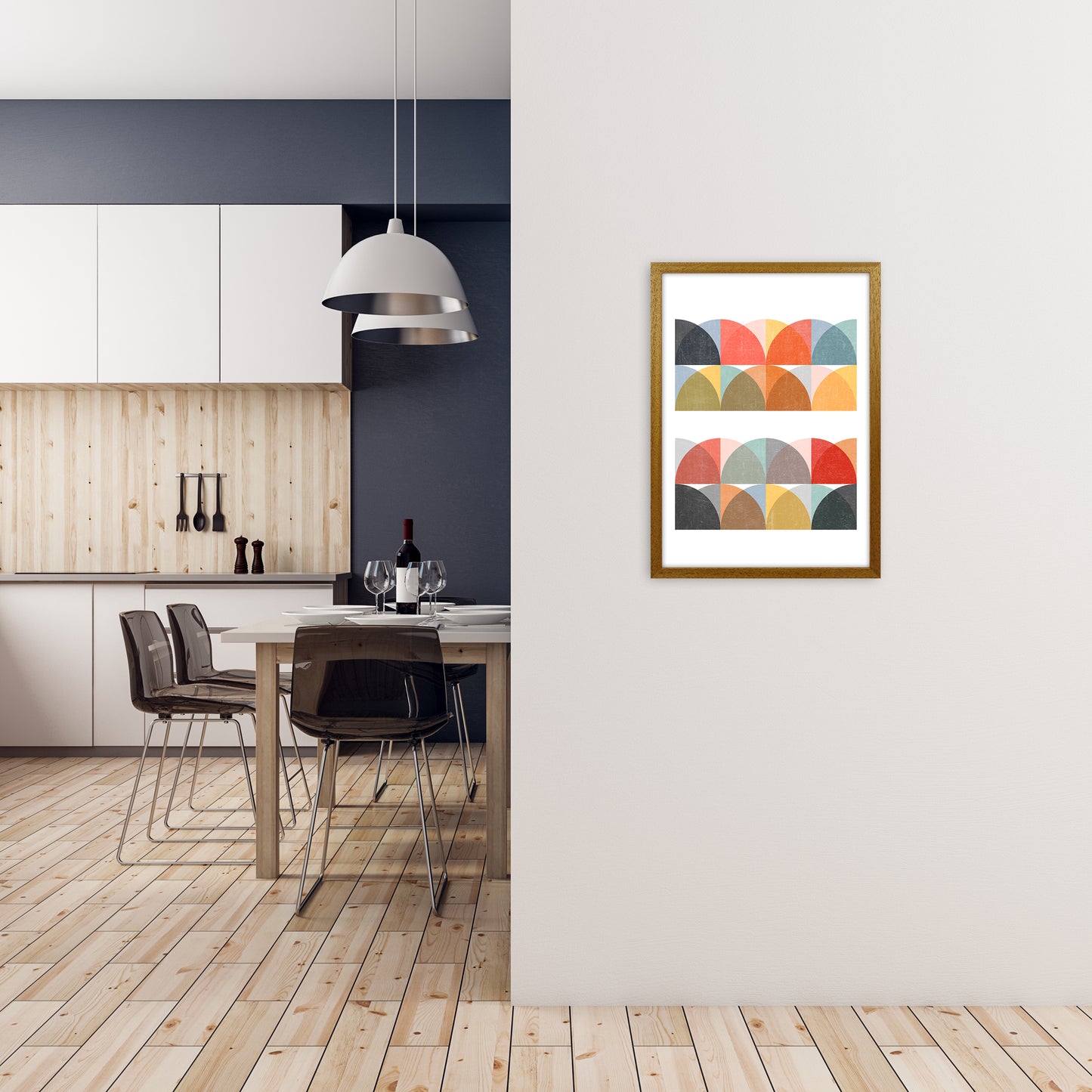 Scandinavian Colorful Geo Original2 A2 Print Only