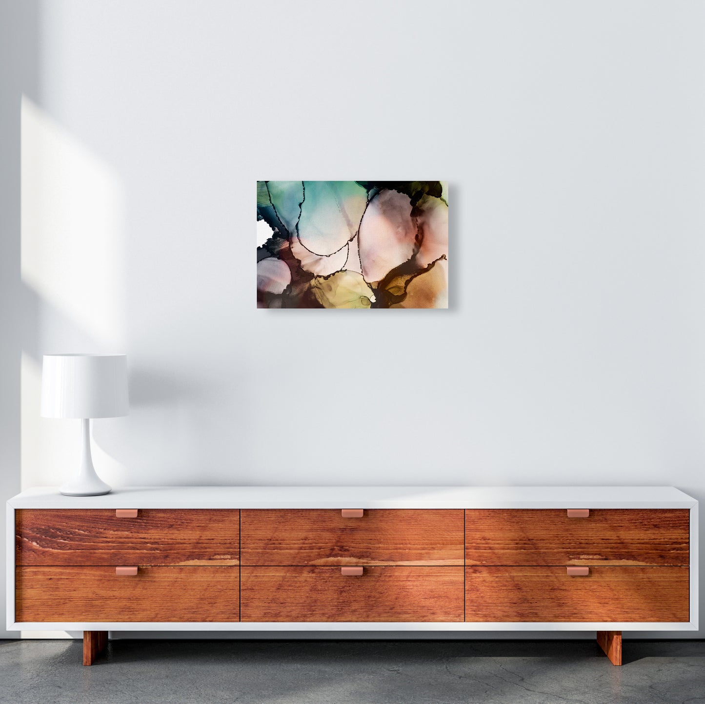 Watercolor Multicolor Original A3 Canvas