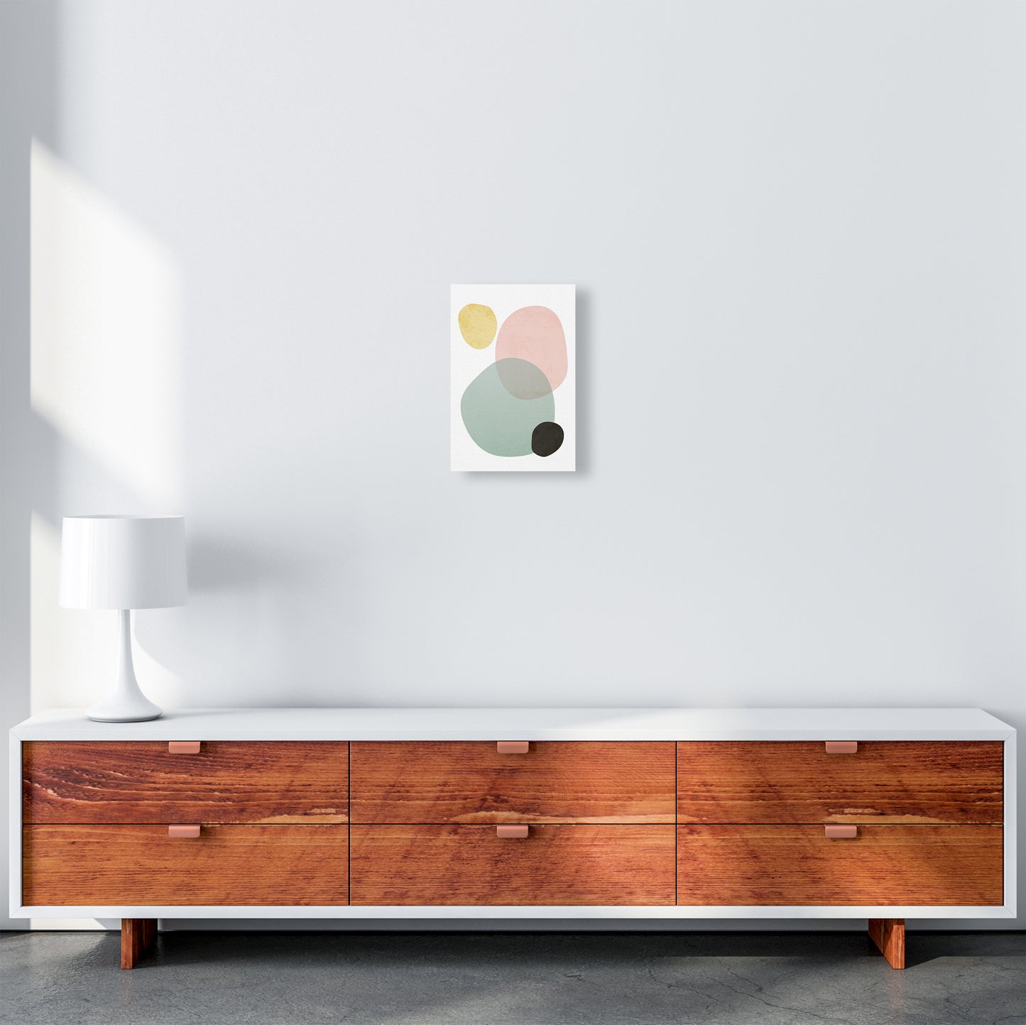 Abstract Pastel Original A4 Canvas