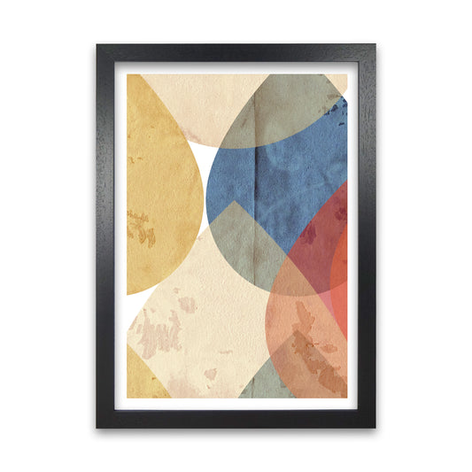 Grunge Colour Print B Black Grain