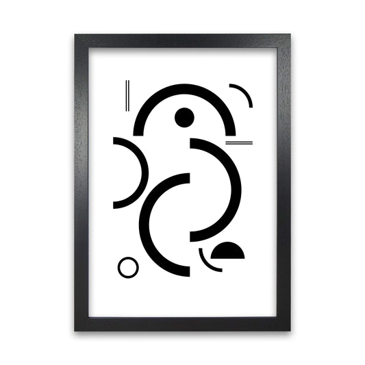 Bauhaus Black and White One Black Grain
